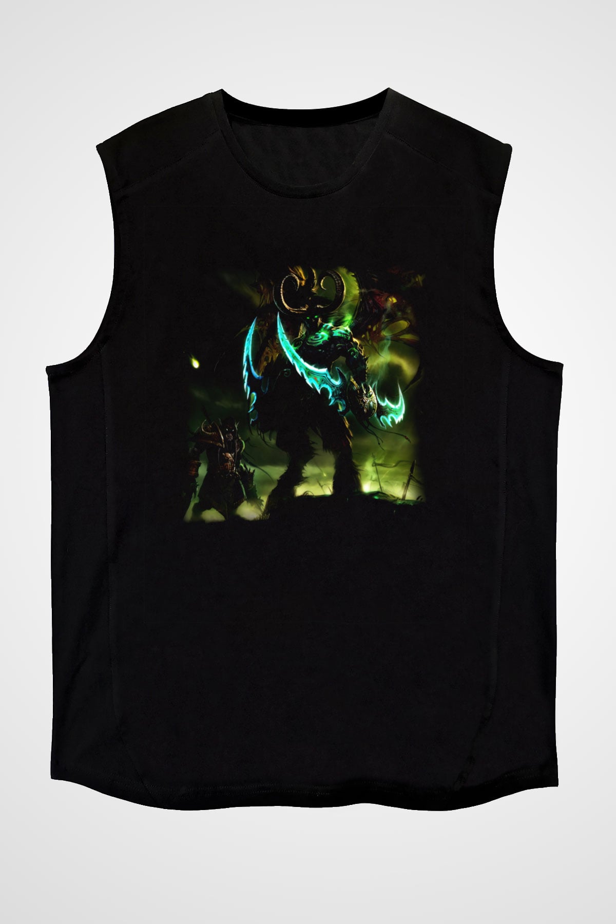 World of Warcraft Siyah Unisex Kolsuz Tişört