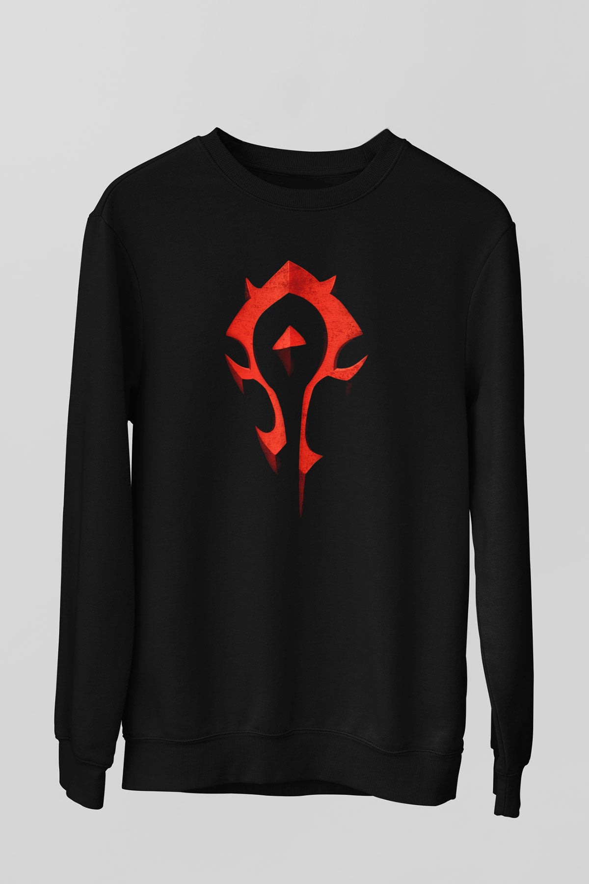 World of Warcraft Siyah Unisex Sweatshirt