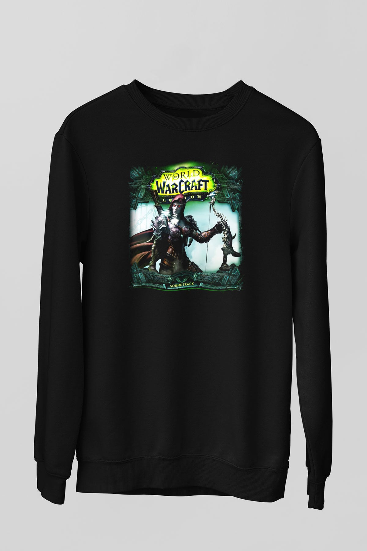 World of Warcraft Siyah Unisex Sweatshirt