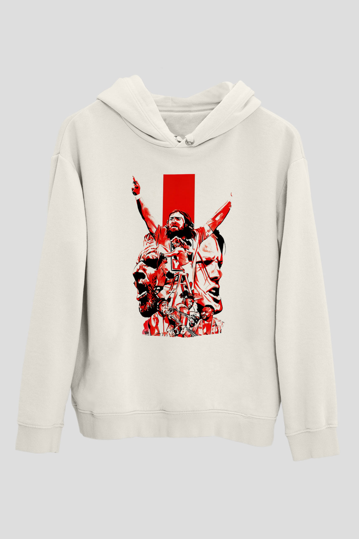 WrestleMania Beyaz Unisex Hoodie