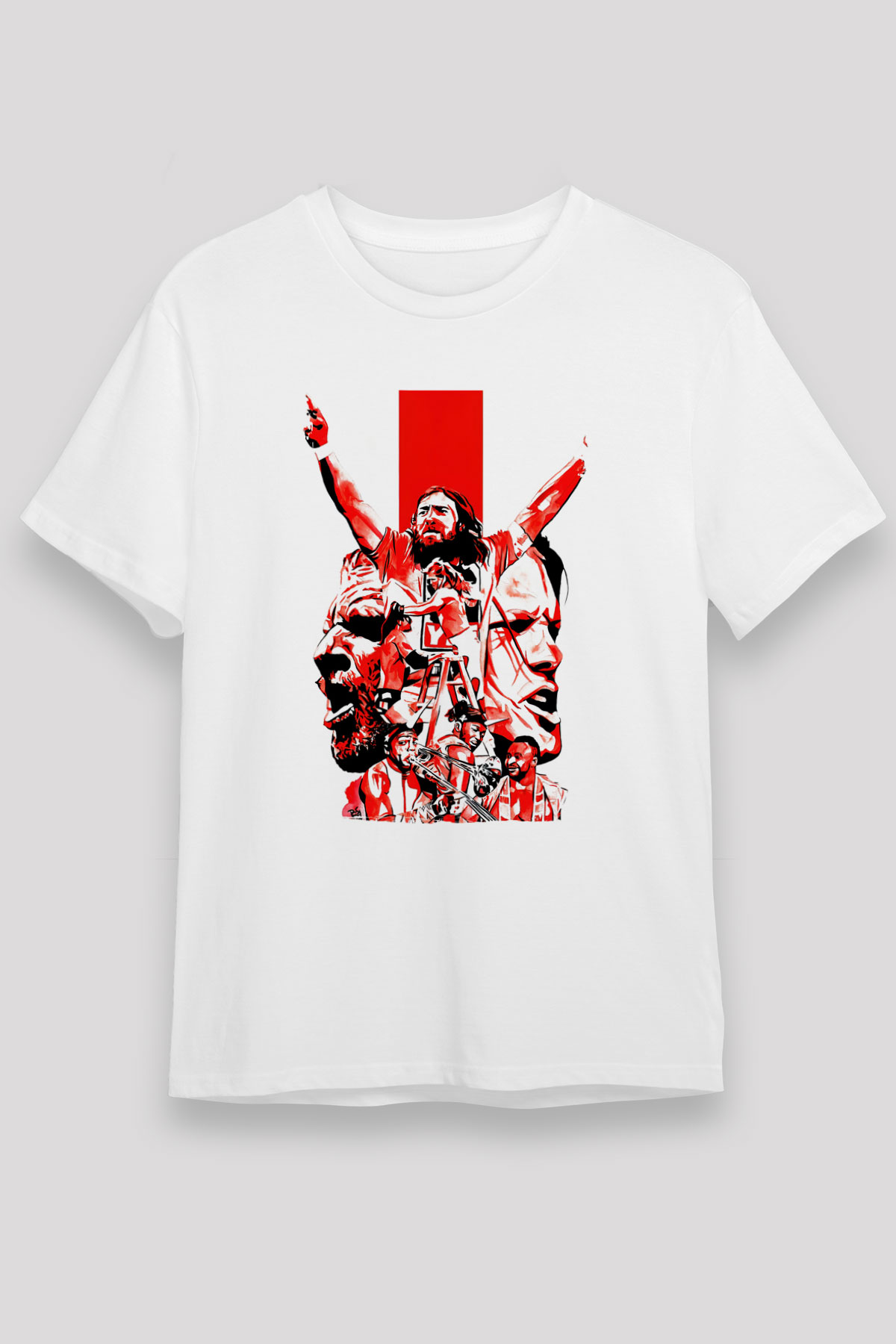 WrestleMania Beyaz Unisex Tişört