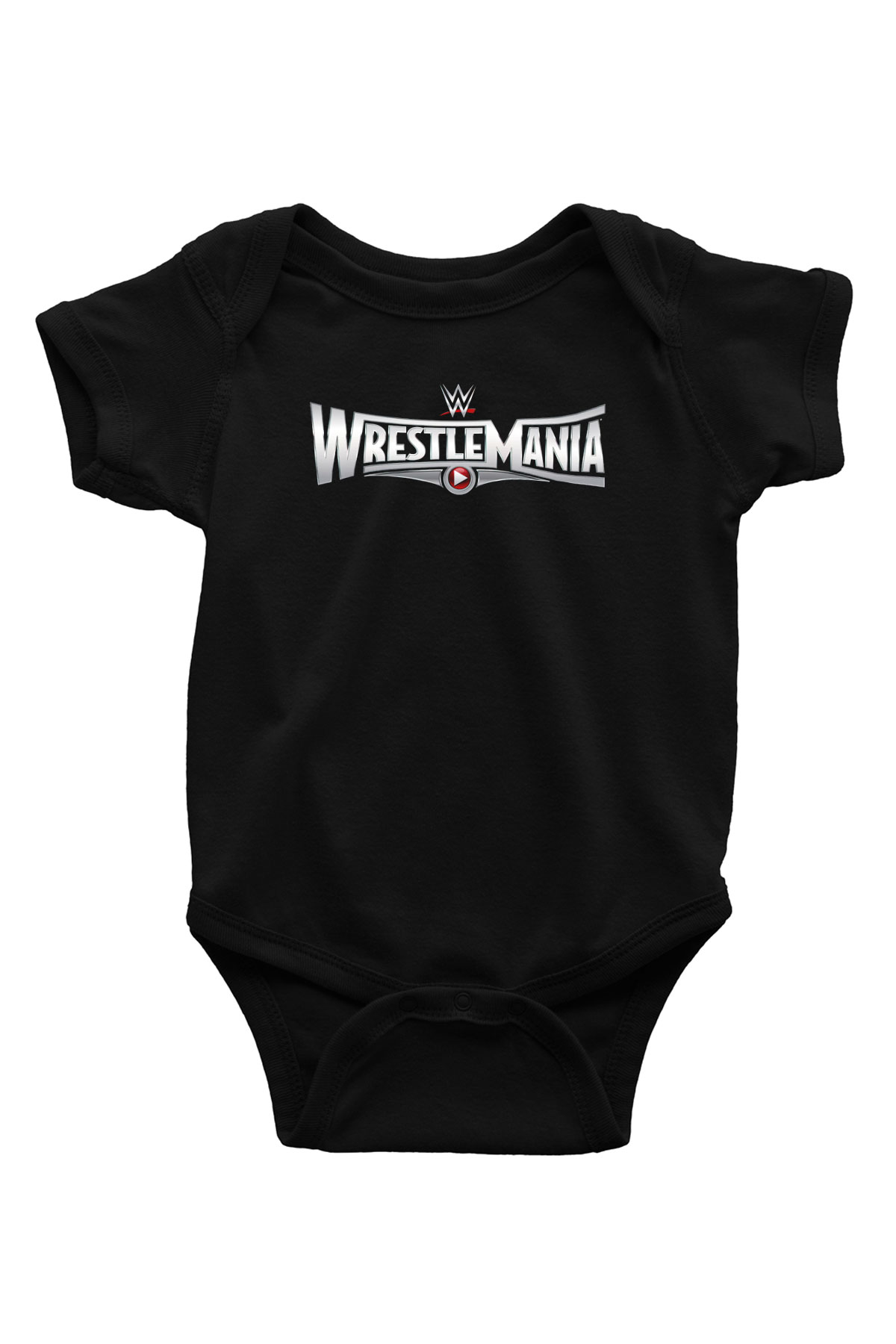 WrestleMania Siyah Bebek Body - Zıbın