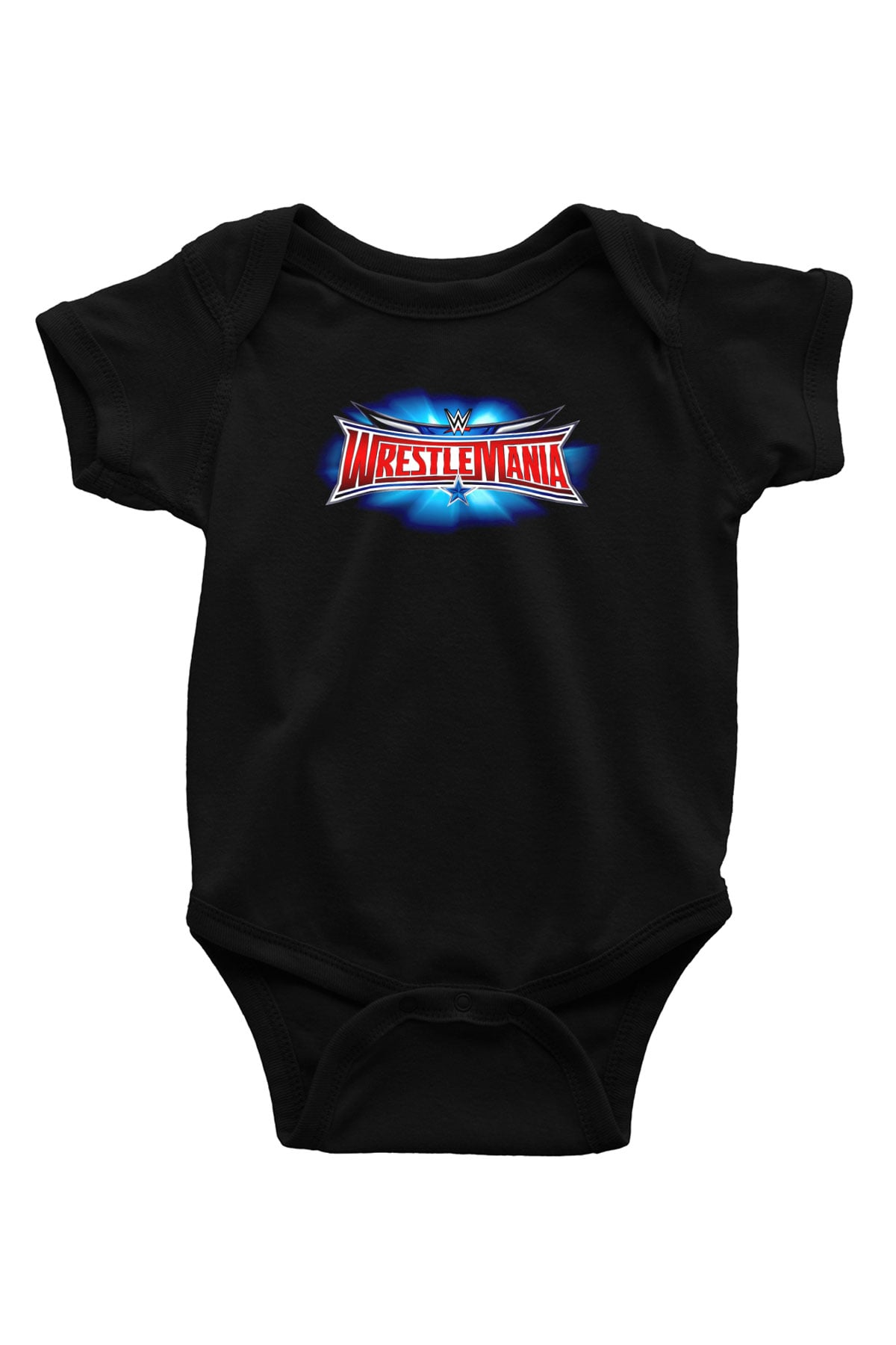 WrestleMania Siyah Bebek Body - Zıbın