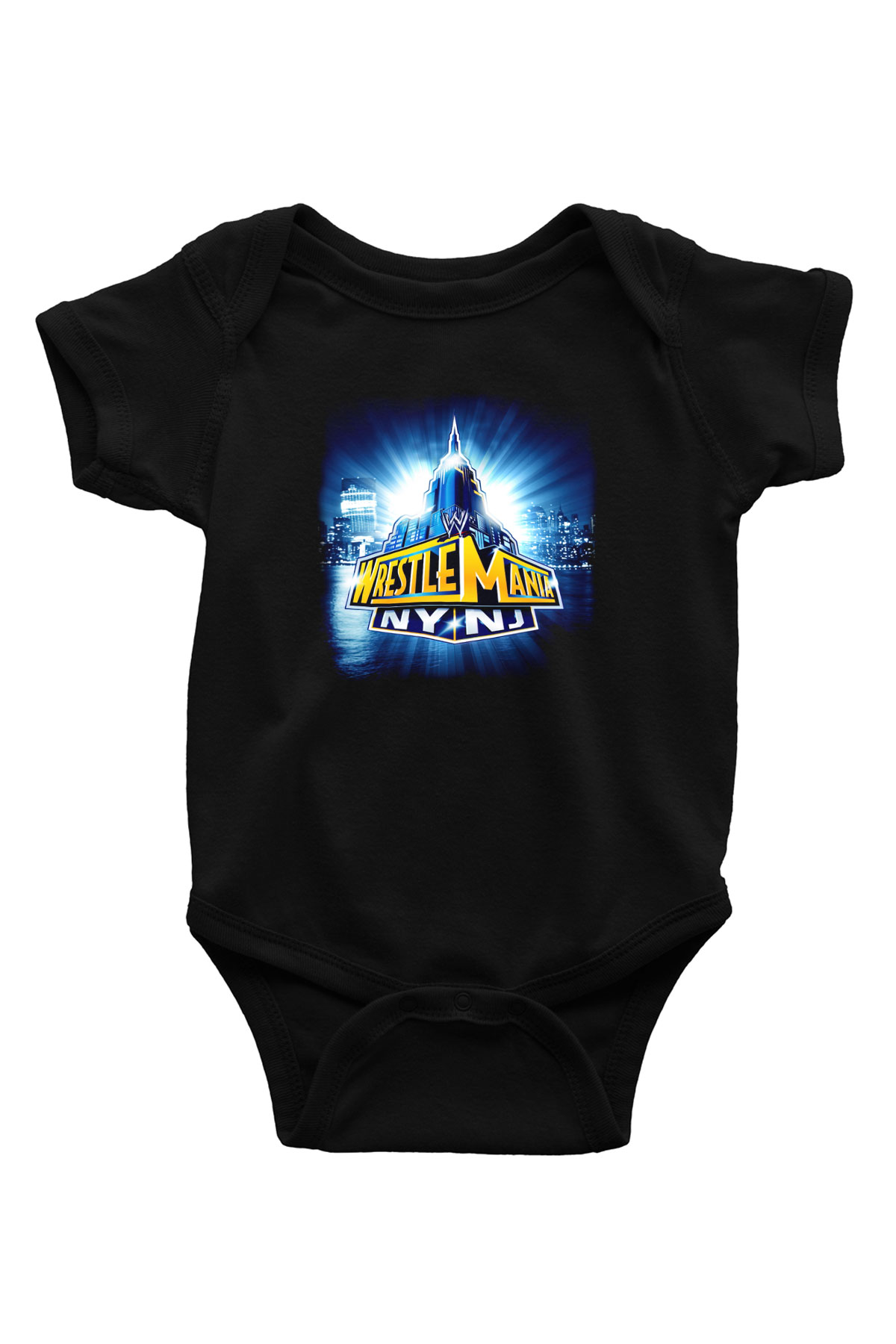 WrestleMania Siyah Bebek Body - Zıbın