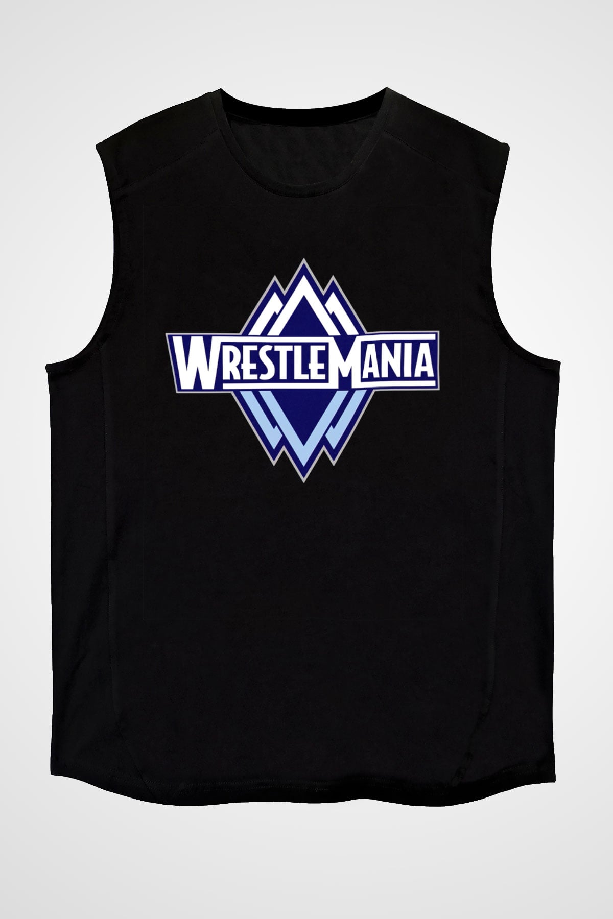 WrestleMania Siyah Unisex  Kolsuz Tişört