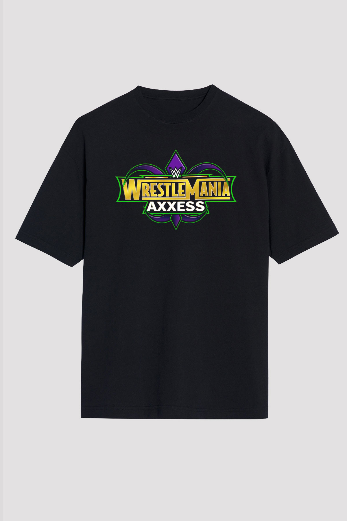 WrestleMania Siyah Unisex Tişört