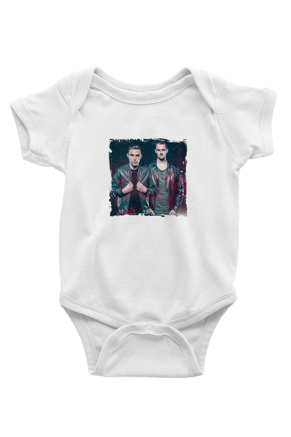W&W Baskılı Beyaz Bebek Body - Zıbın