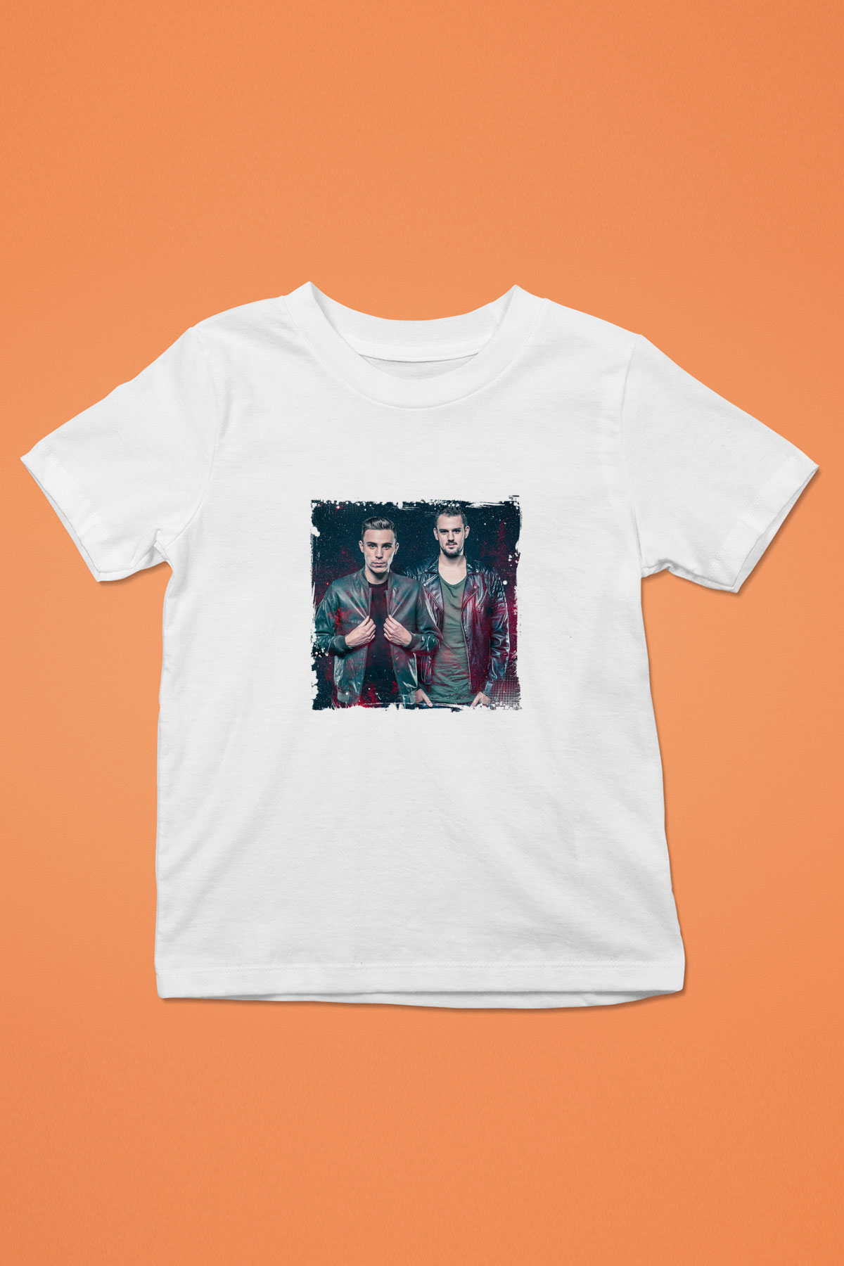 W&W Baskılı Beyaz Çocuk Tişört