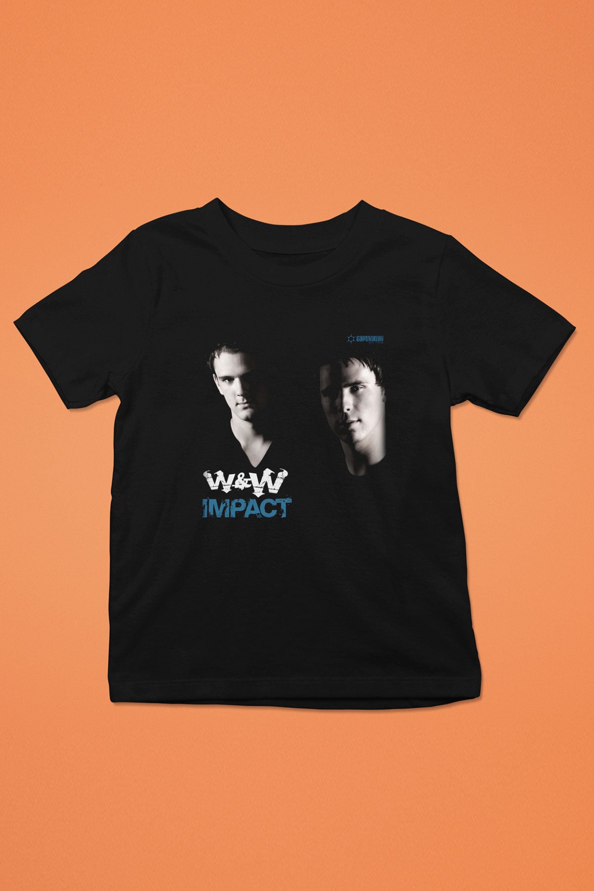 W&W Siyah Unisex Çocuk Tişört