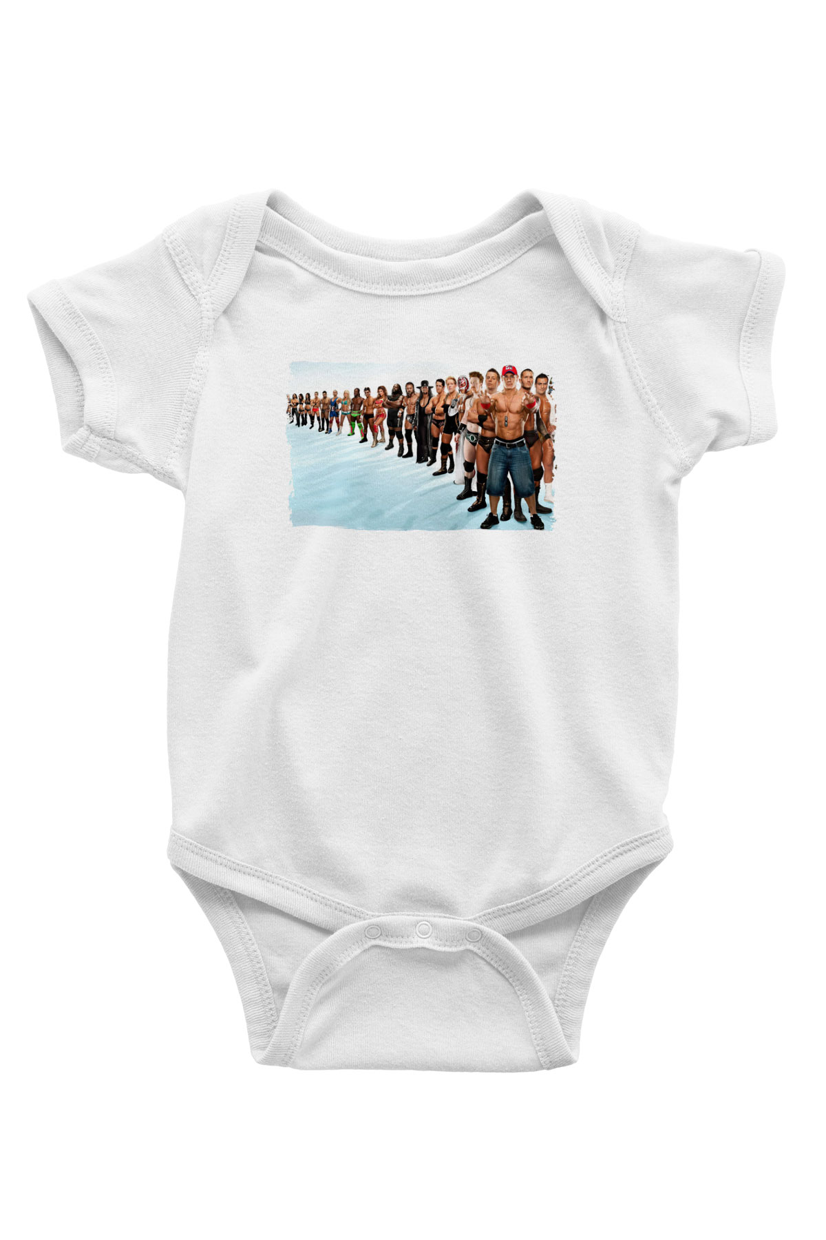 WWE Beyaz Bebek Body - Zıbın