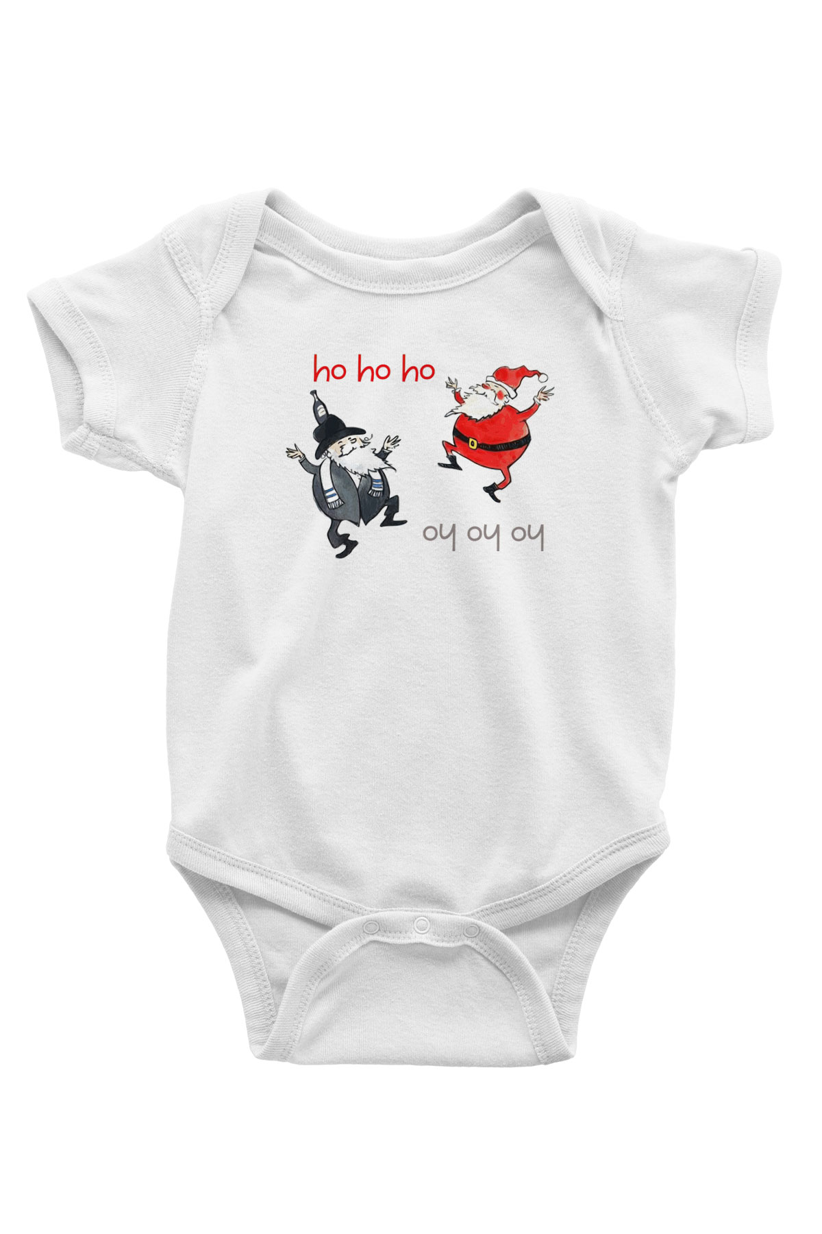 Yılbaşı Beyaz Bebek Body - Zıbın