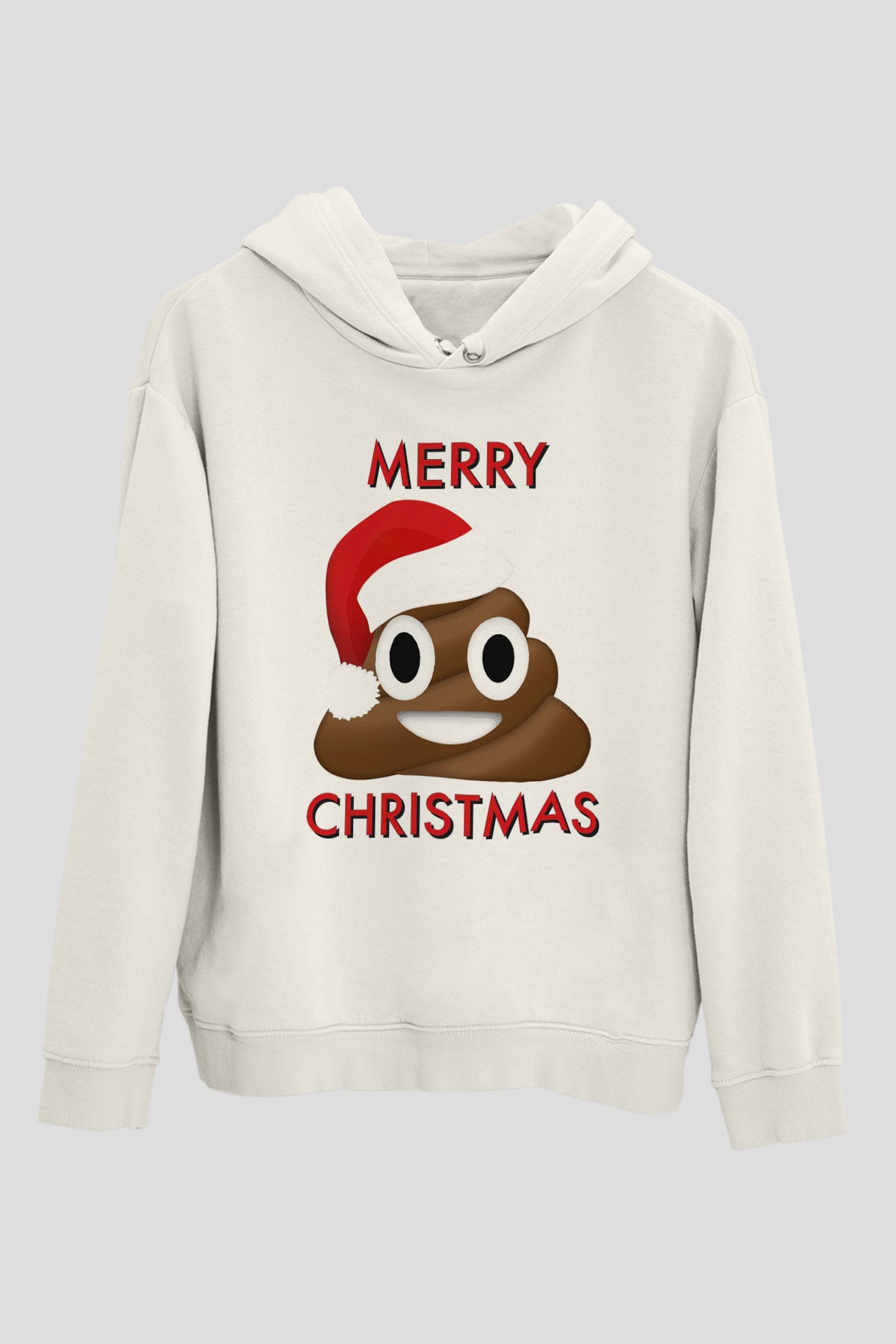 Yılbaşı Beyaz Unisex Hoodie