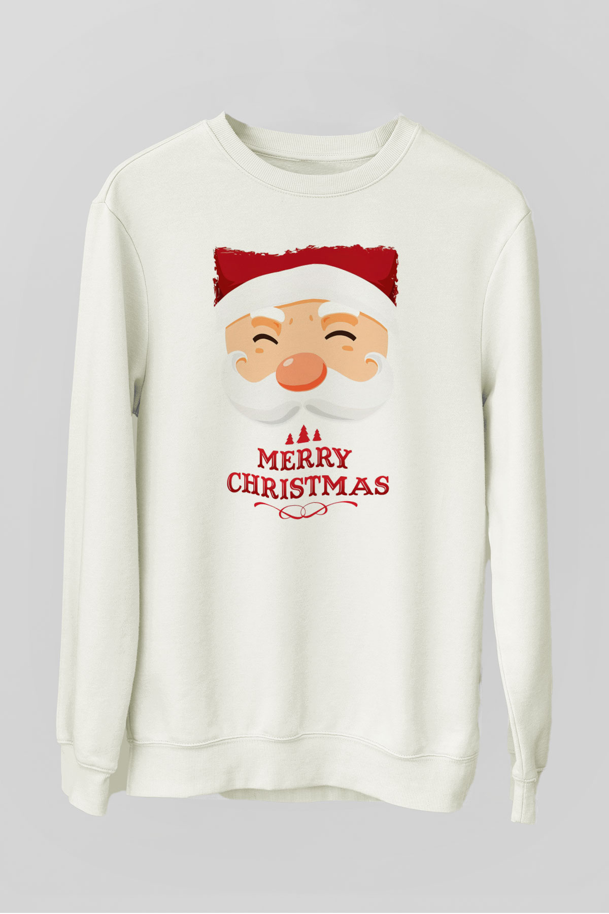 Yılbaşı Beyaz Unisex Sweatshirt