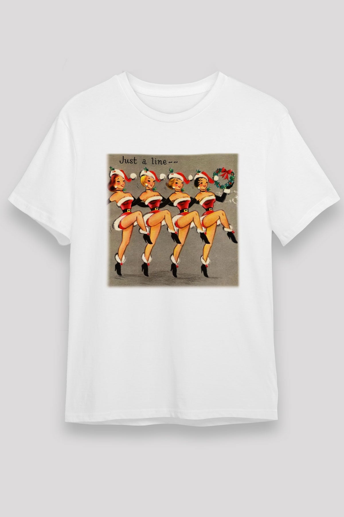 Yılbaşı Beyaz Unisex Tişört T-Shirt - TişörtFabrikası