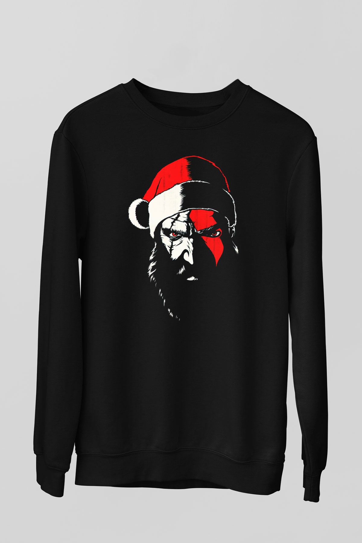 Yılbaşı Siyah Unisex Sweatshirt