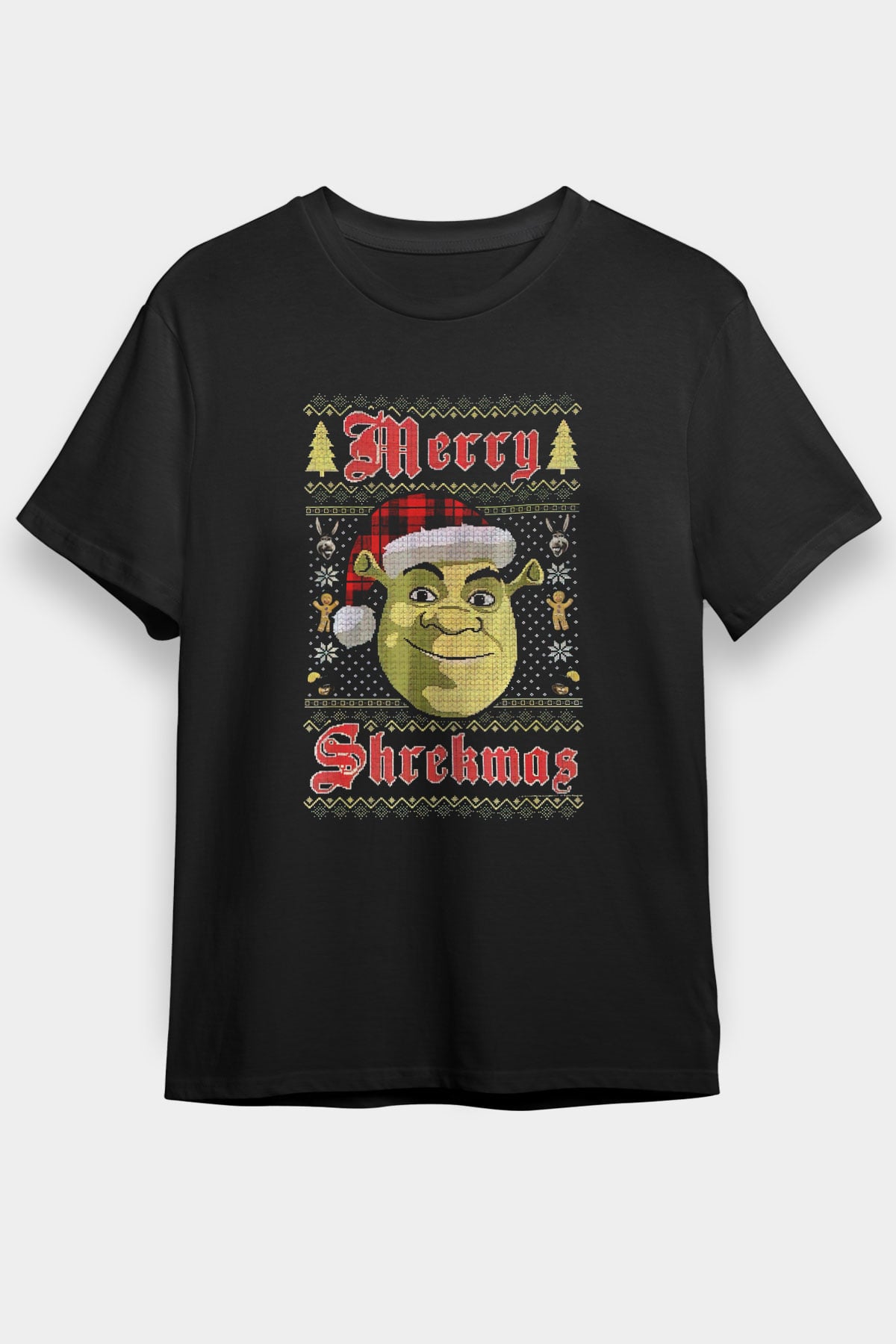 Yılbaşı Siyah Unisex Tişört T-Shirt - TişörtFabrikası
