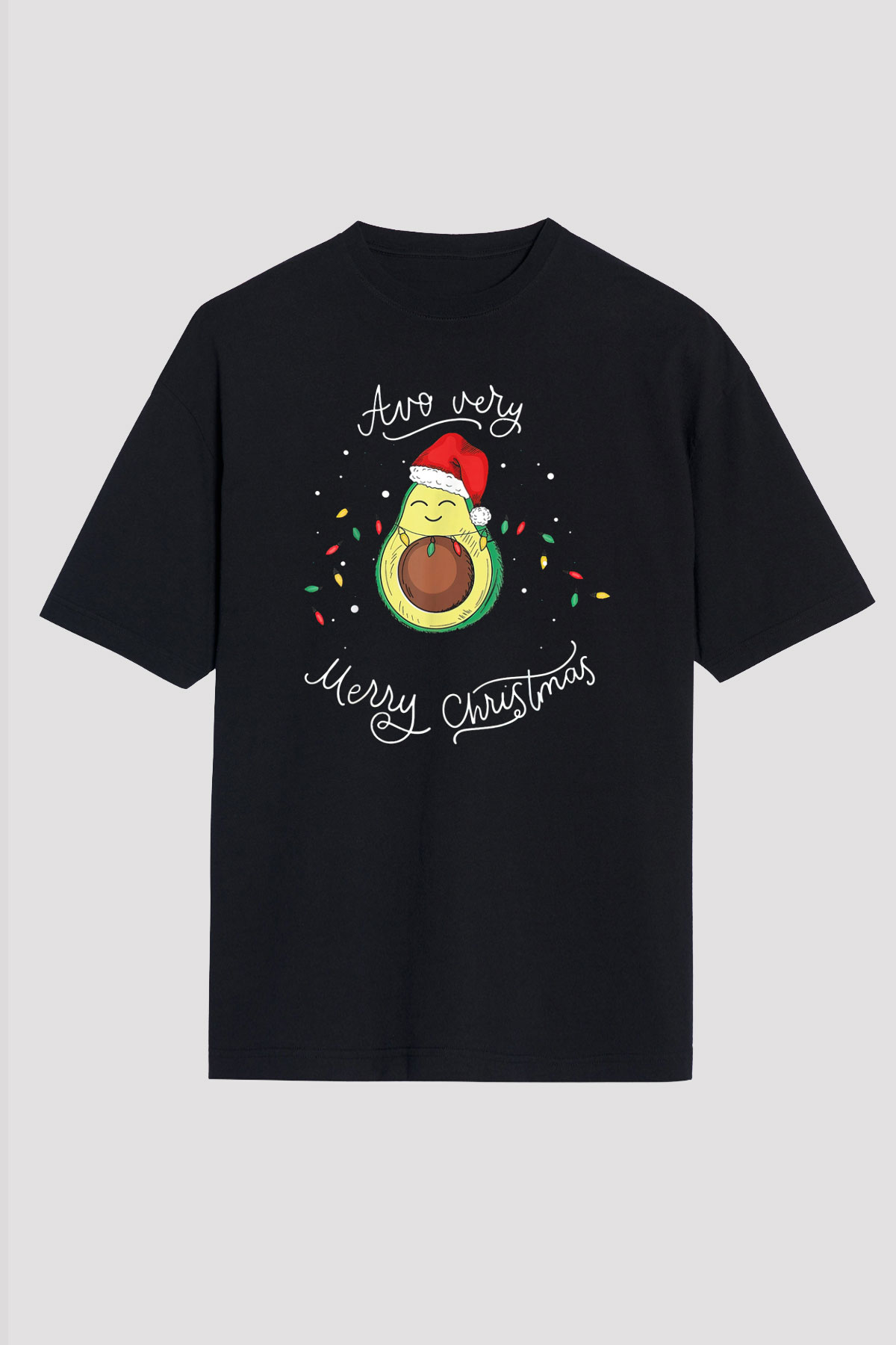 Yılbaşı Siyah Unisex Tişört T-Shirt - TişörtFabrikası