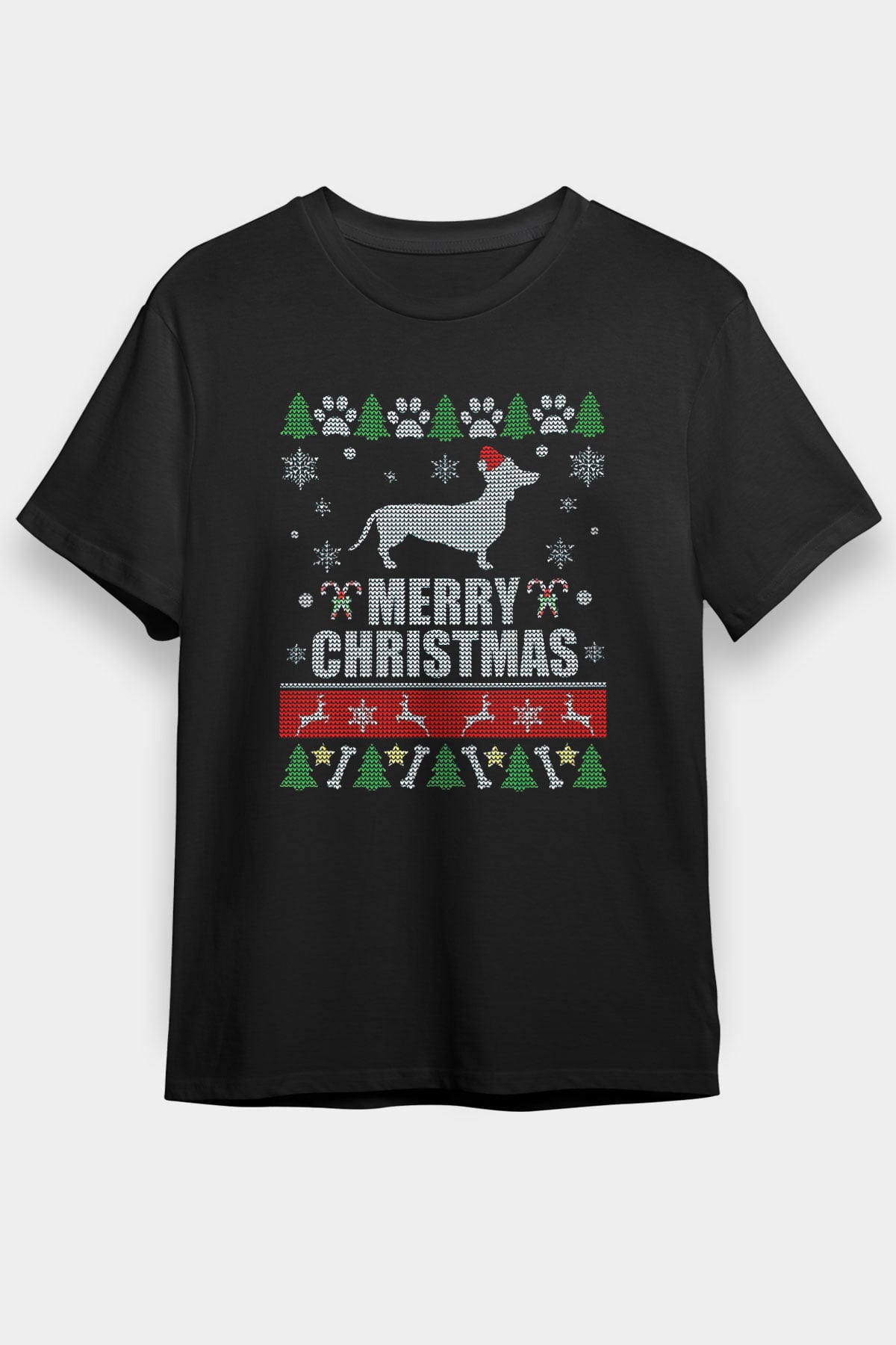 Yılbaşı Siyah Unisex Tişört T-Shirt - TişörtFabrikası