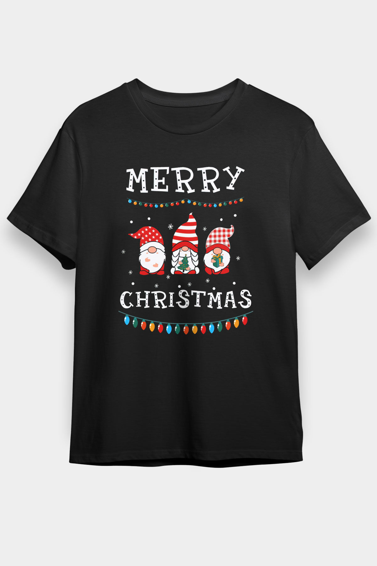 Yılbaşı Siyah Unisex Tişört T-Shirt - TişörtFabrikası