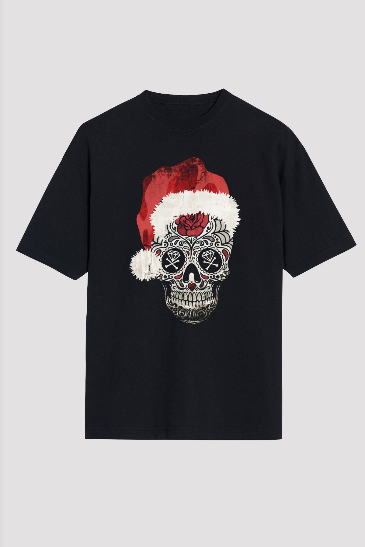 Yılbaşı Siyah Unisex Tişört T-Shirt - TişörtFabrikası