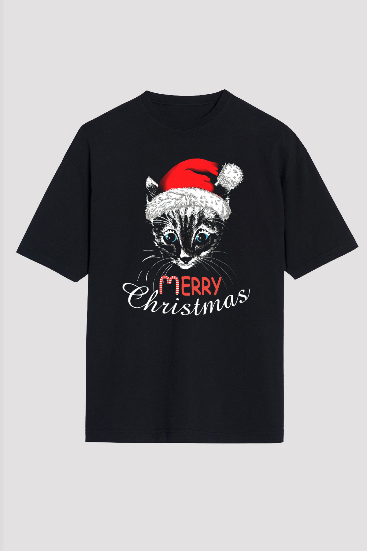 Yılbaşı Siyah Unisex Tişört T-Shirt - TişörtFabrikası