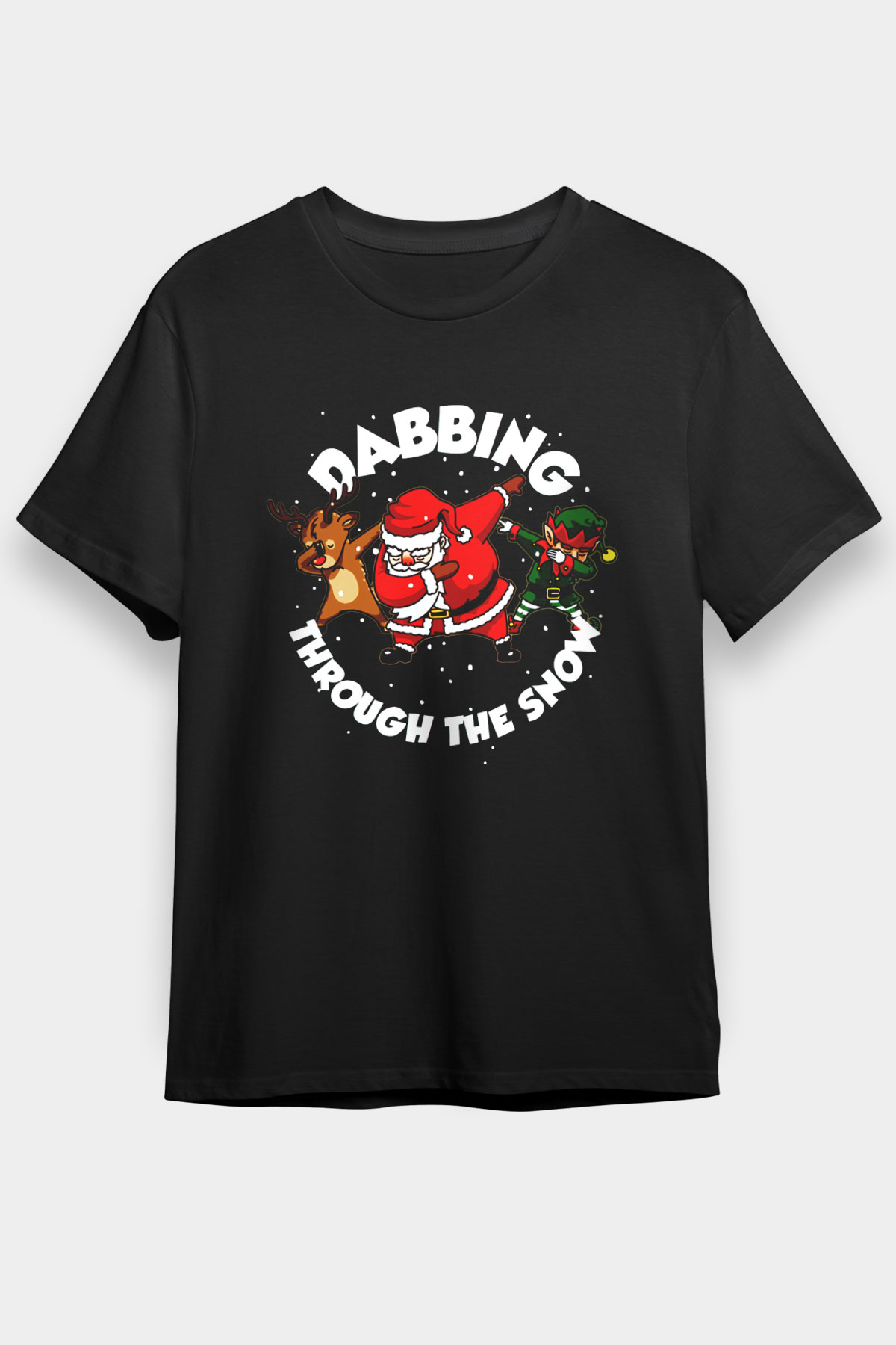 Yılbaşı Yeni Yıl Christmas Siyah Unisex Tişört T-Shirt - TişörtFabrikası