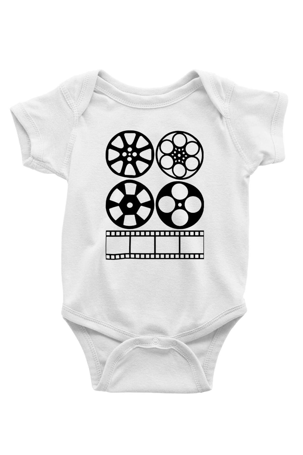 Yönetmen Baskılı Beyaz Unisex Bebek Body - Zıbın