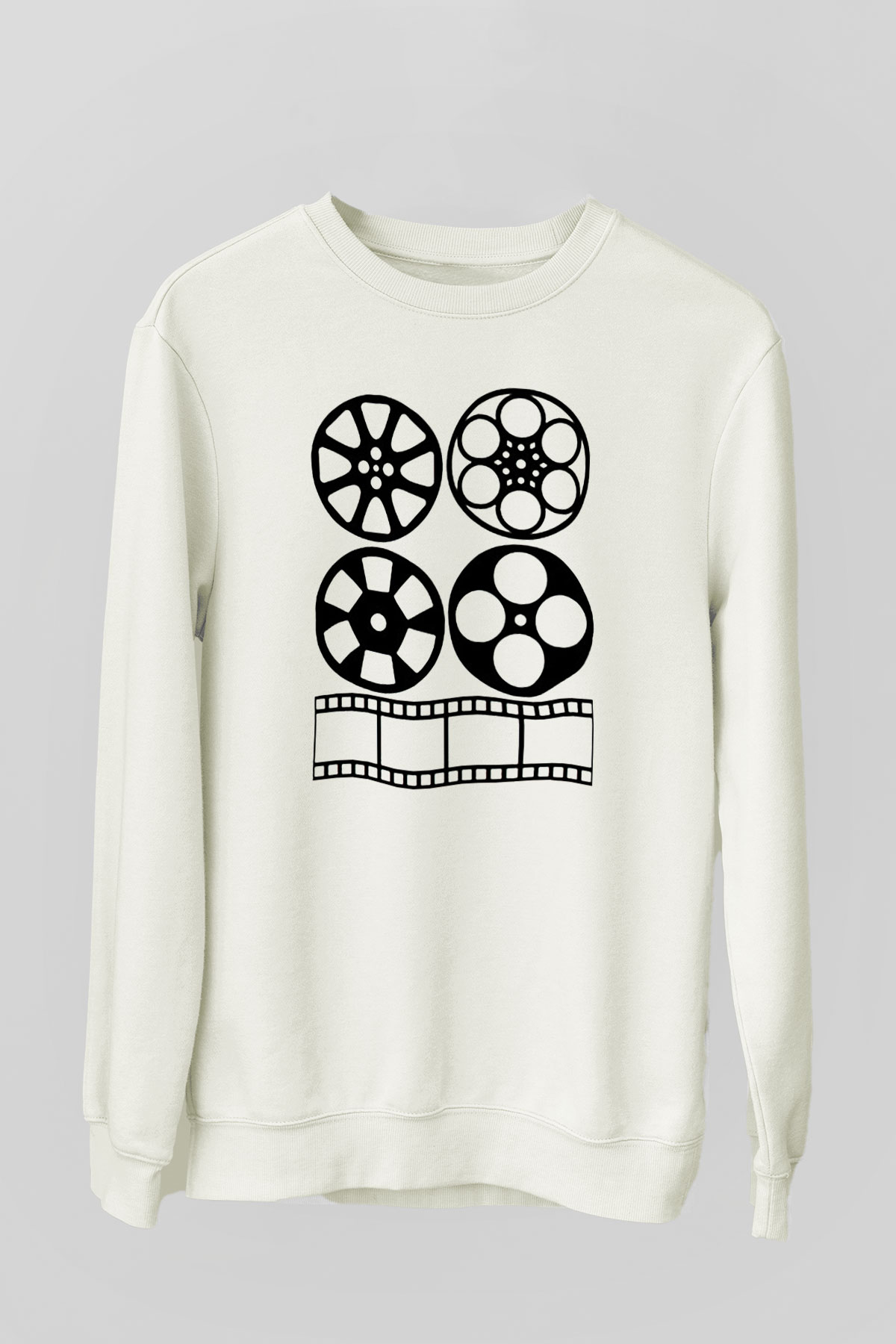 Yönetmen Beyaz Unisex Sweatshirt