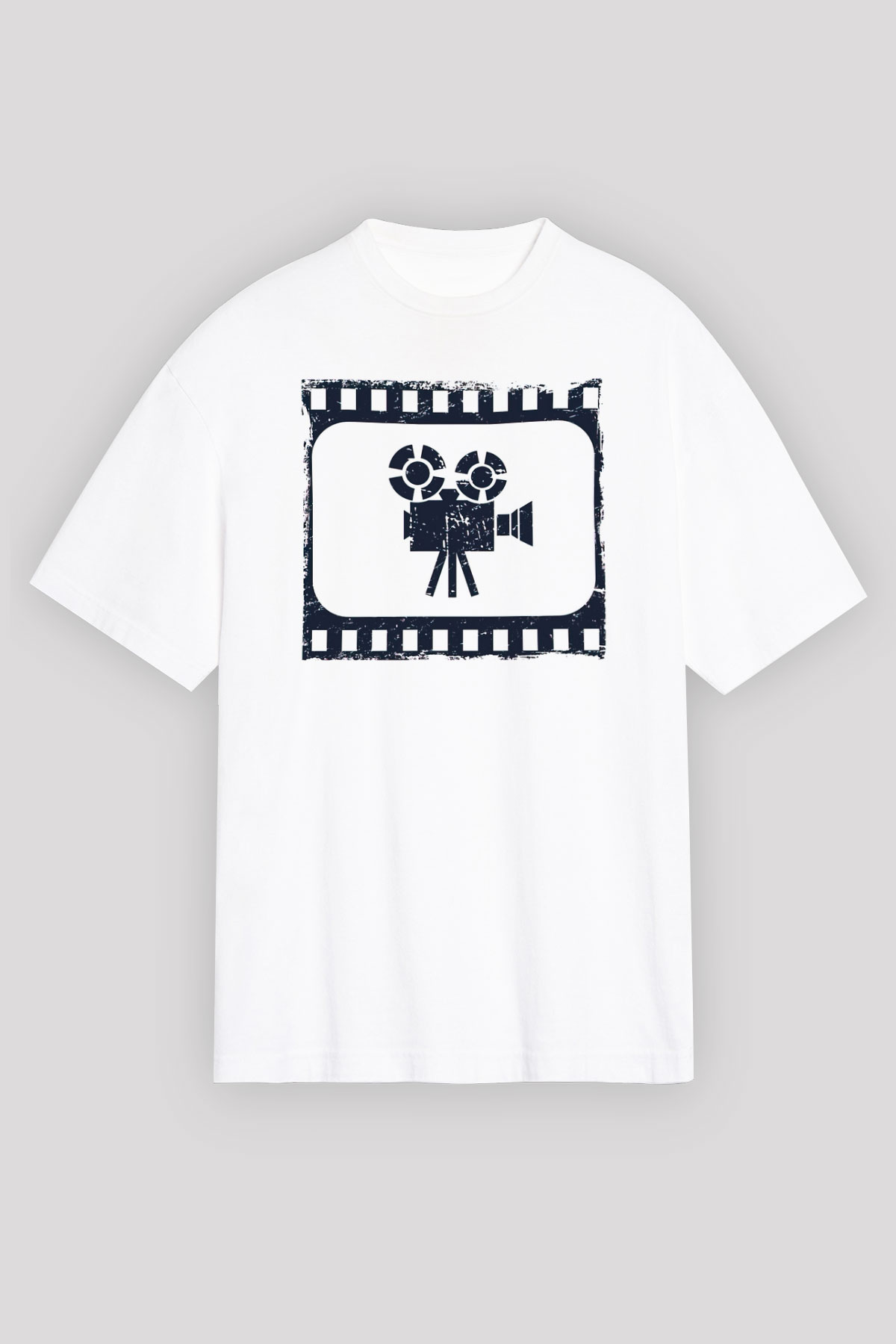 Yönetmen Beyaz Unisex Tişört T-Shirt - TişörtFabrikası