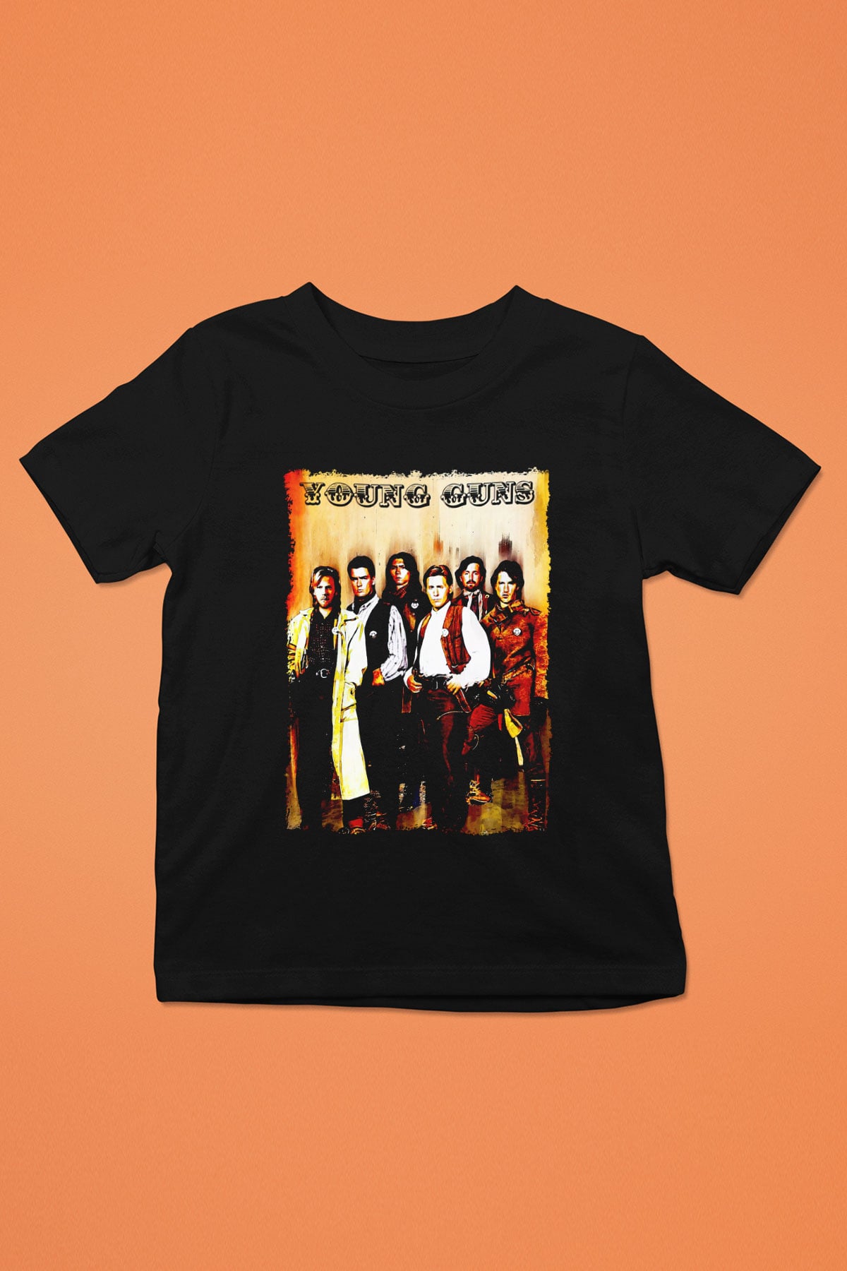 Young Guns Siyah Unisex  Çocuk Tişört