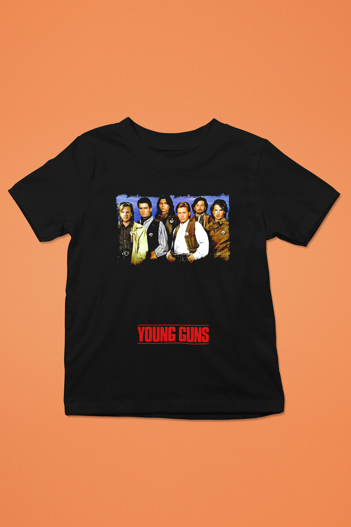 Young Guns Siyah Unisex  Çocuk Tişört