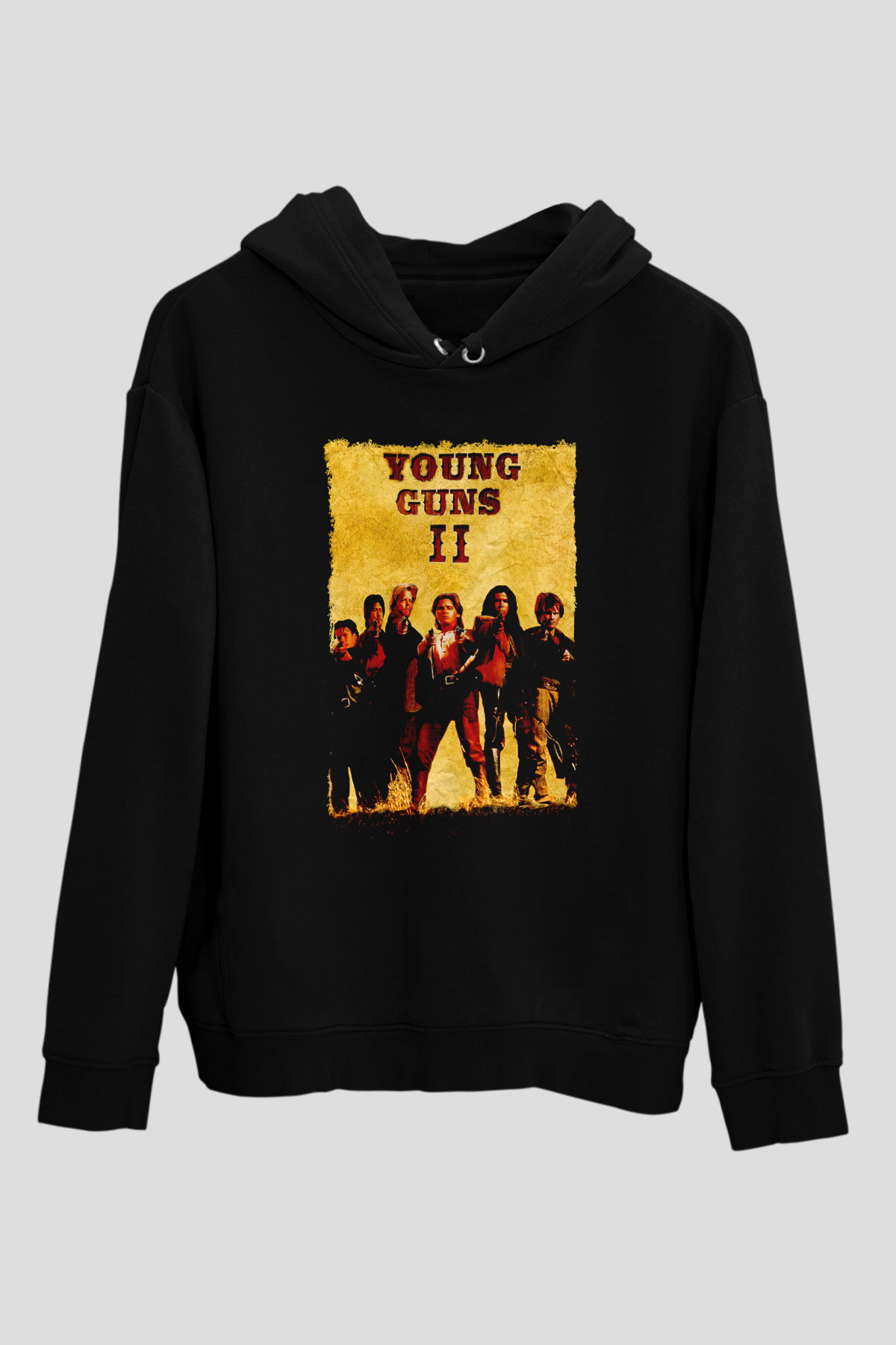 Young Guns Siyah Unisex Hoodie