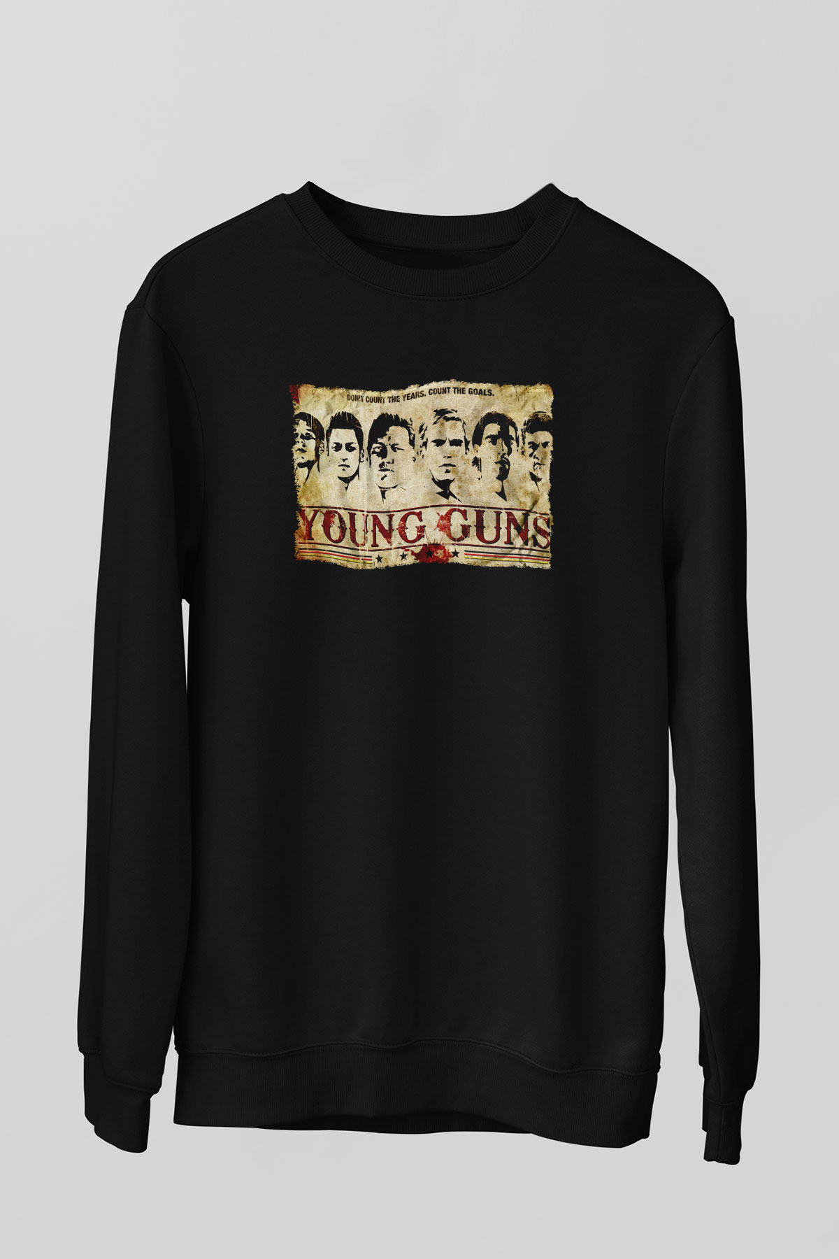 Young Guns Siyah Unisex  Sweatshirt