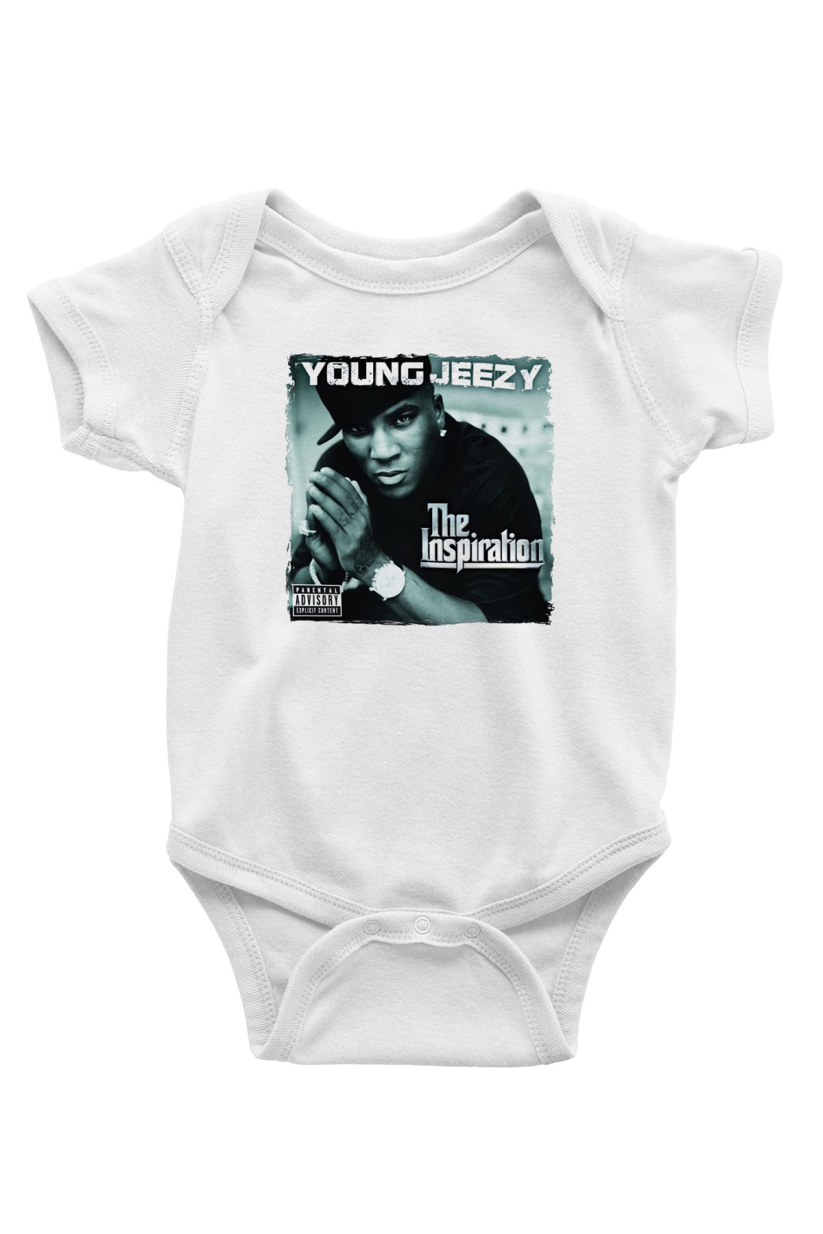 Young Jeezy Beyaz Bebek Body - Zıbın