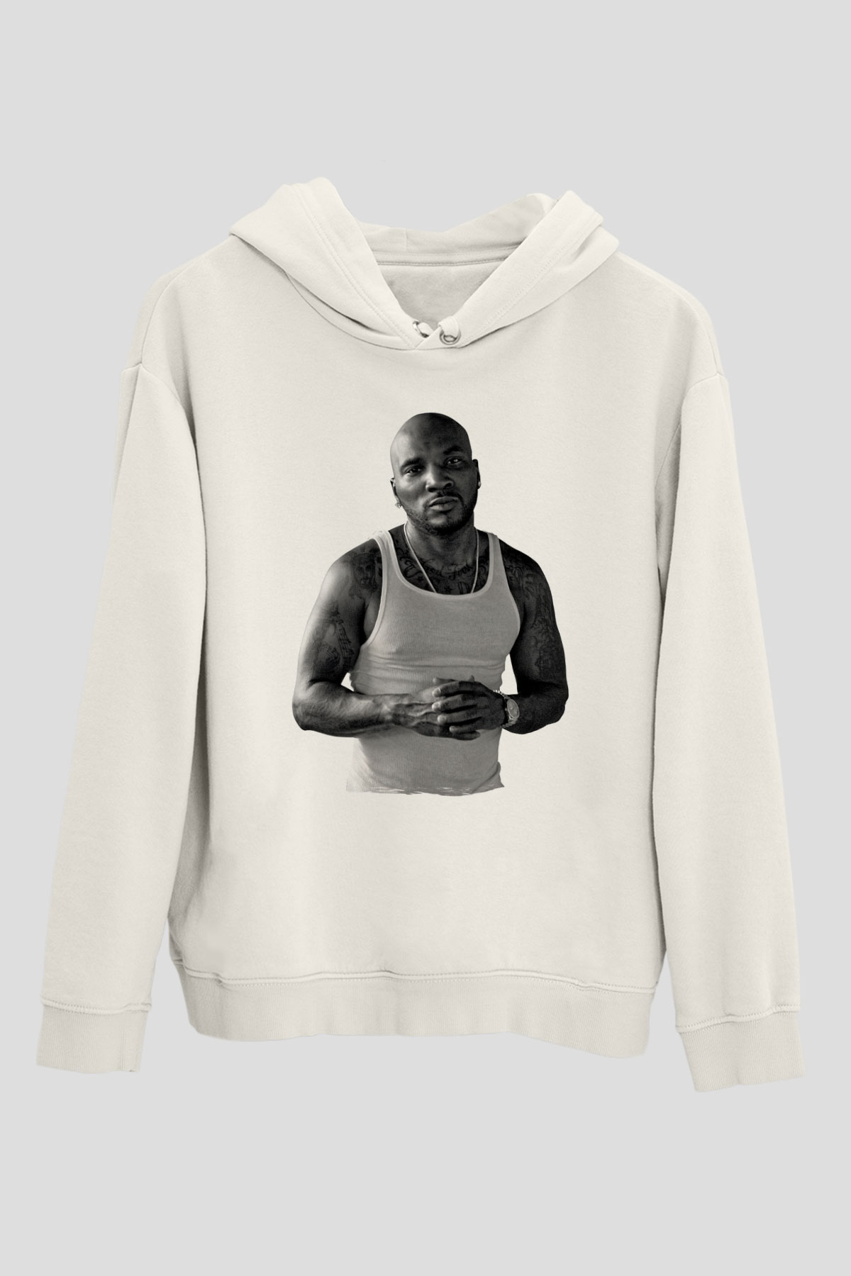 Young Jeezy Beyaz Unisex Kapüşonlu Sweatshirt