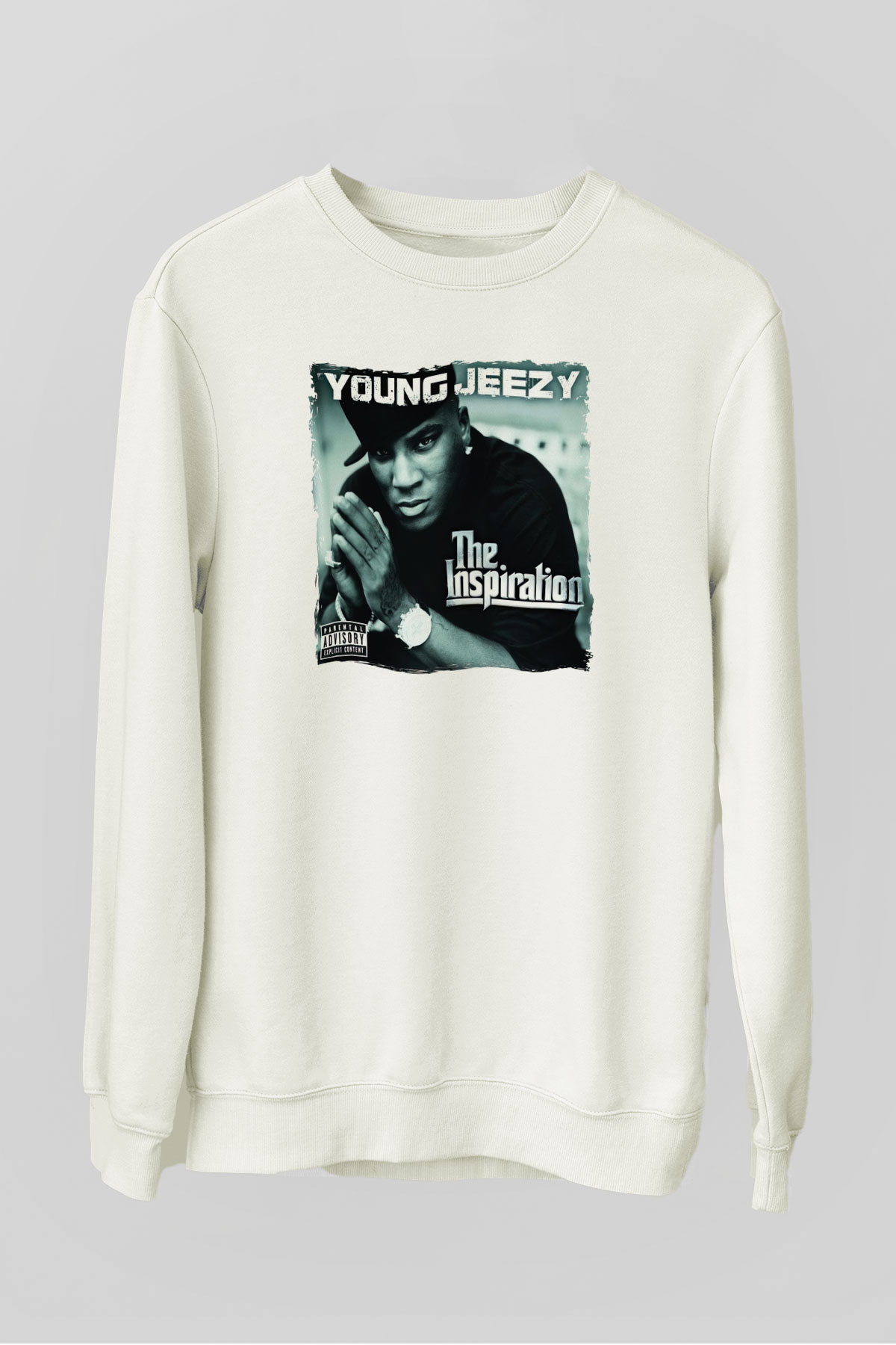 Young Jeezy Beyaz Unisex Sweatshirt