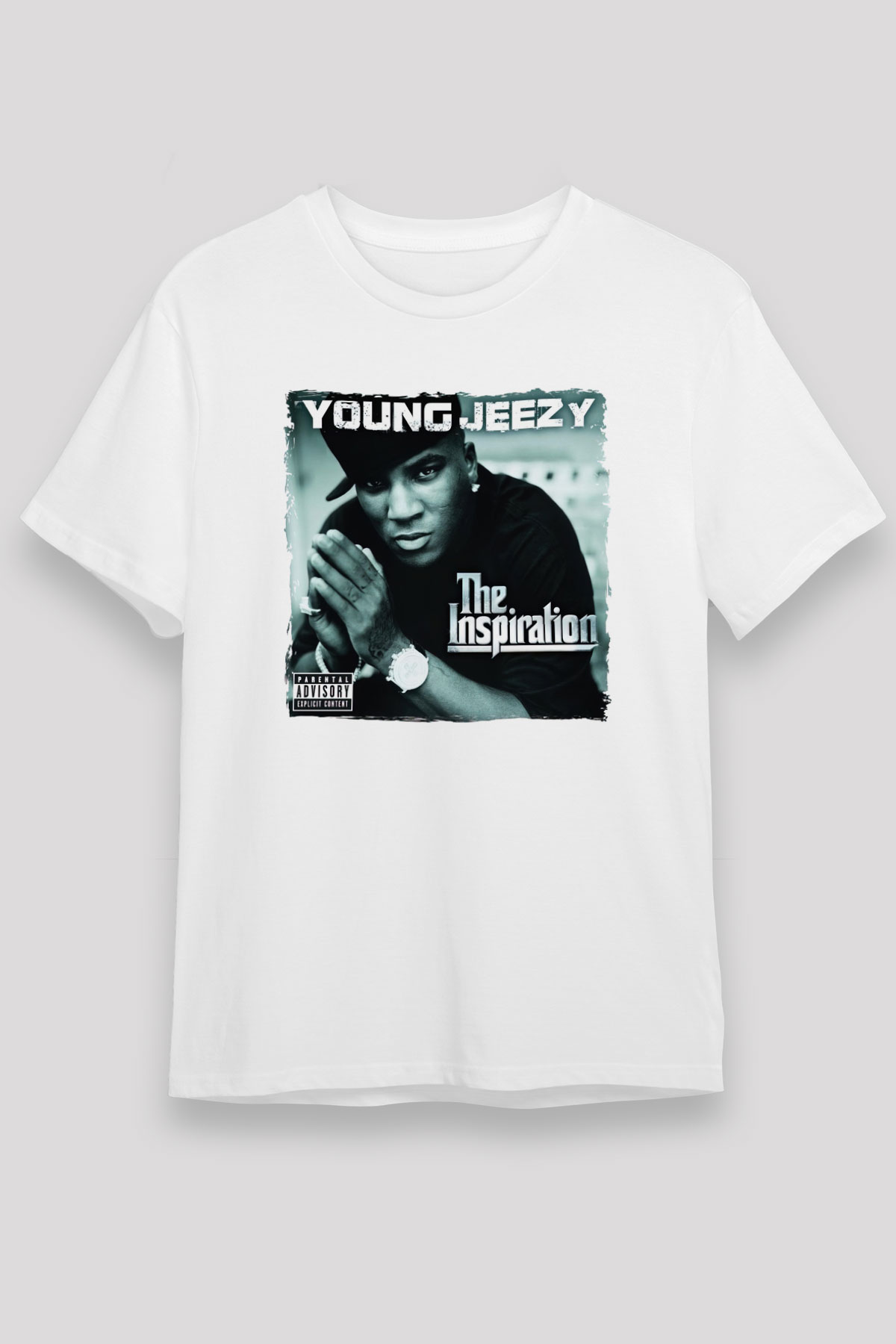 Young Jeezy Beyaz Unisex Tişört T-Shirt - TişörtFabrikası