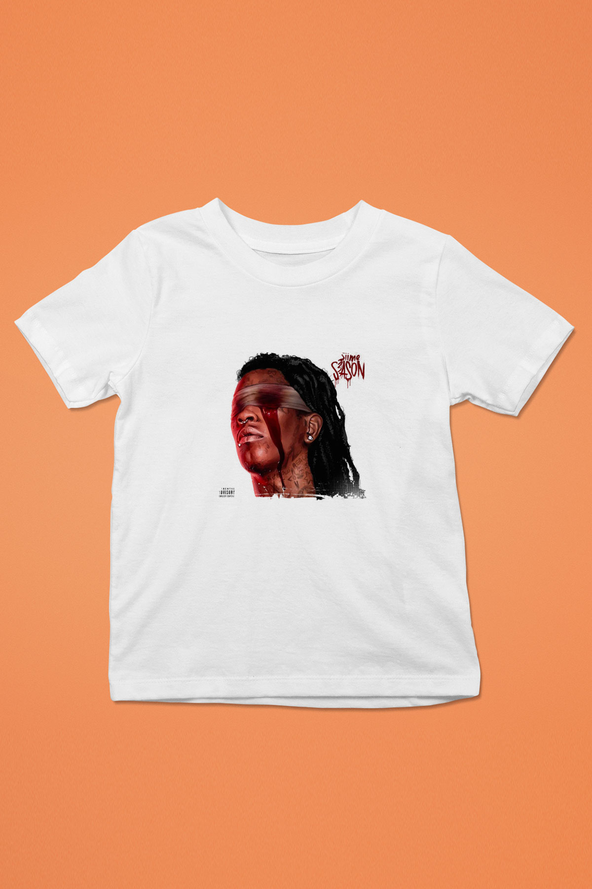 Young Thug Baskılı Unisex Beyaz Çocuk Tişört