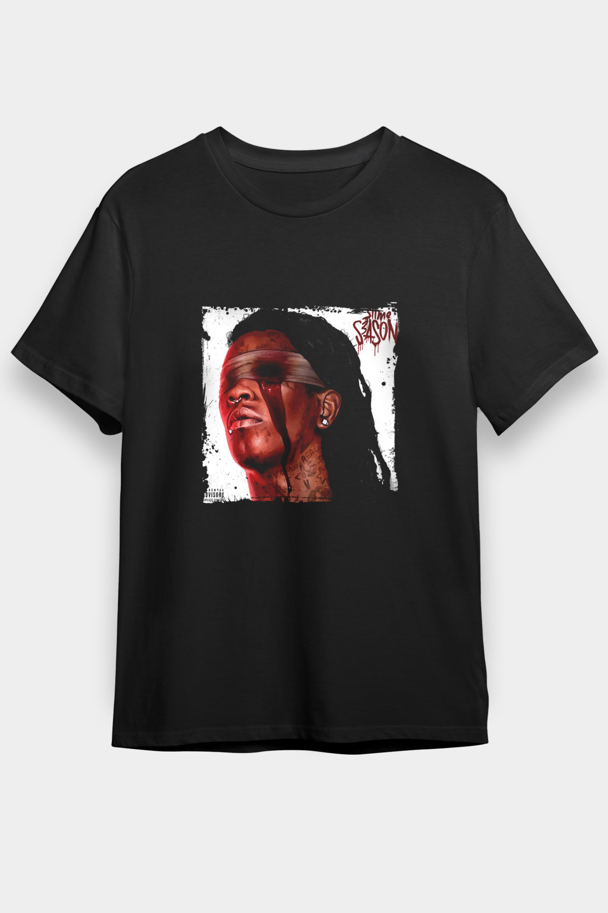 Young Thug Baskılı Unisex Siyah Tişört