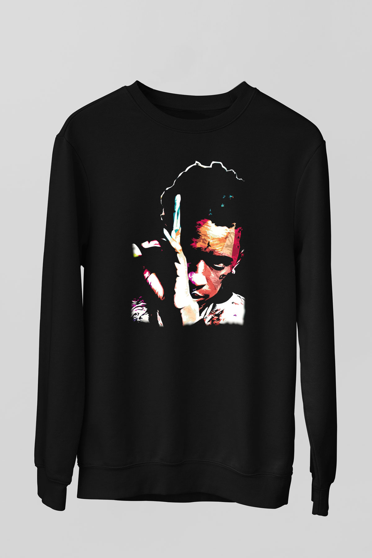 Young Thug Siyah Unisex Sweatshirt