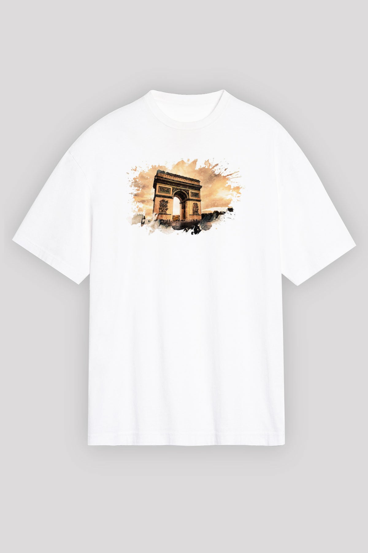 Zafer Takı Beyaz Unisex Tişört T-Shirt - TişörtFabrikası