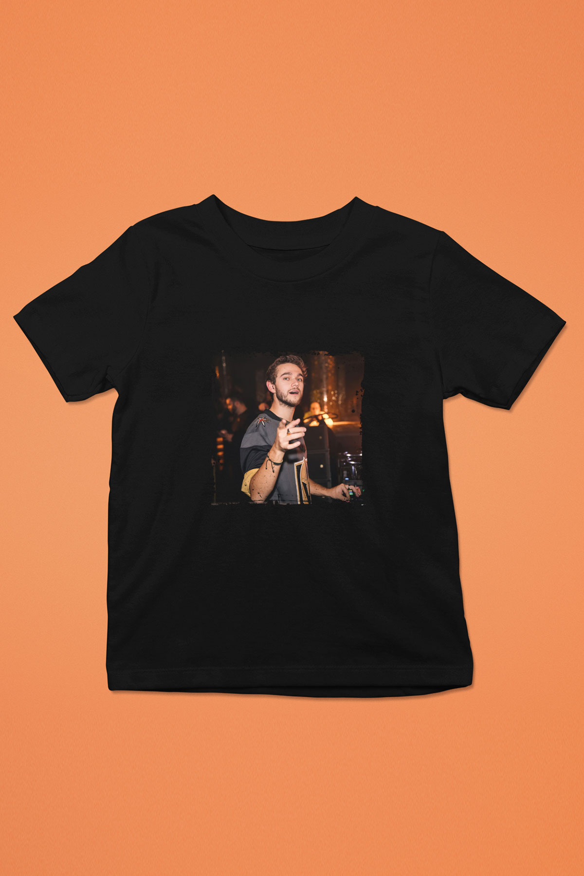 Zedd Baskılı Unisex Siyah Çocuk Tişört