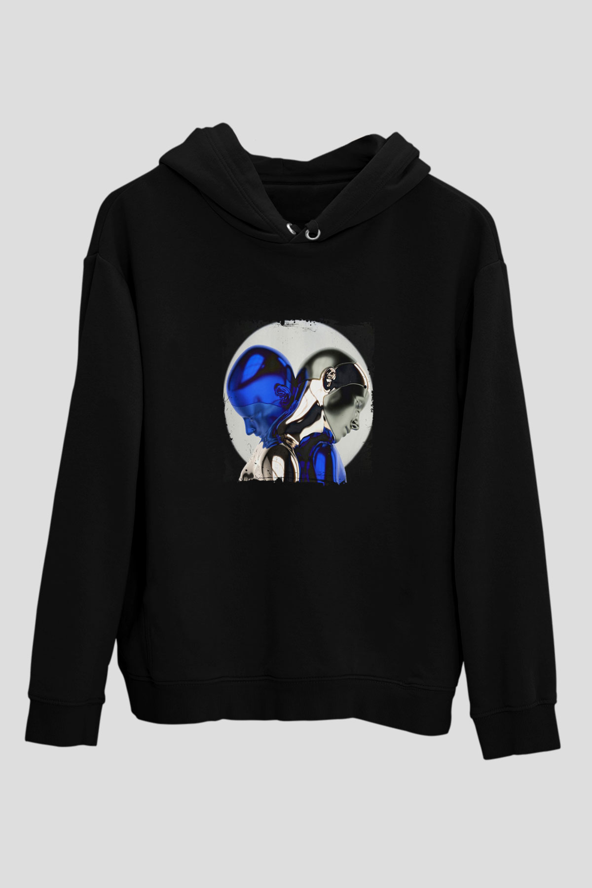 Zedd Baskılı Unisex Siyah Hoodie