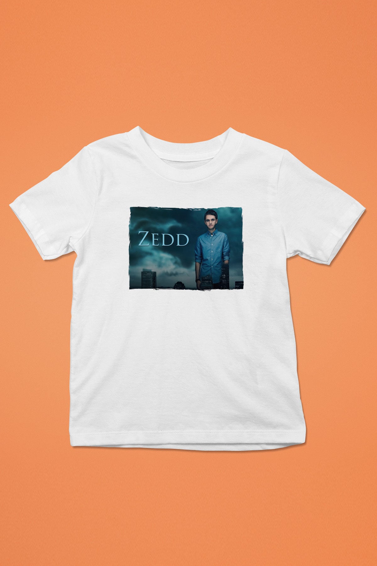 Zedd Beyaz Unisex Çocuk Tişört