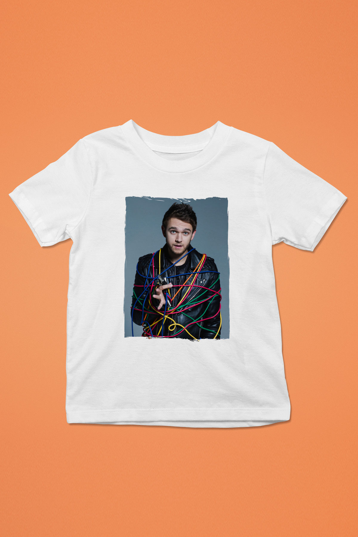 Zedd Beyaz Unisex Çocuk Tişört