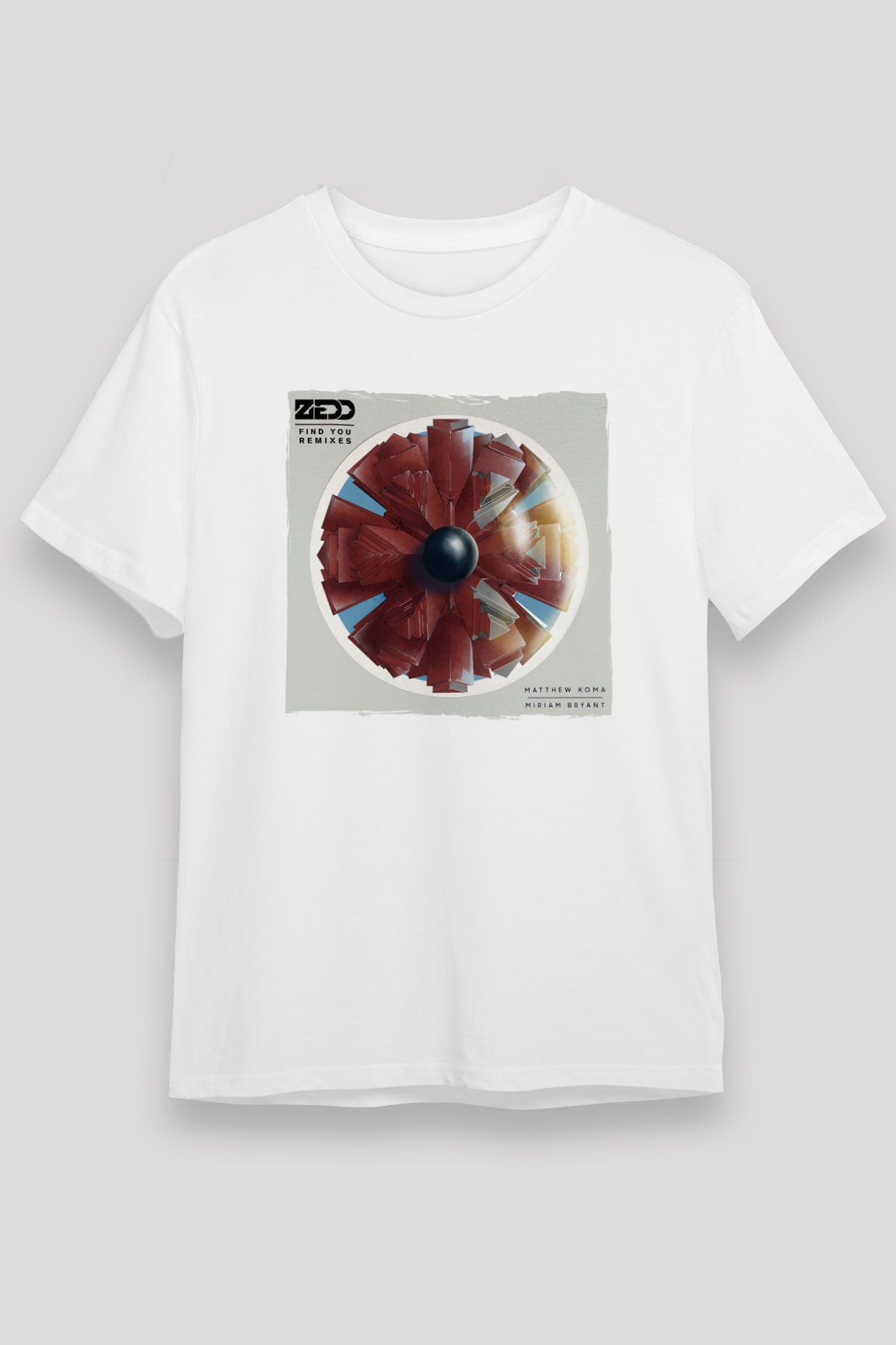 Zedd Beyaz Unisex Tişört T-Shirt - TişörtFabrikası