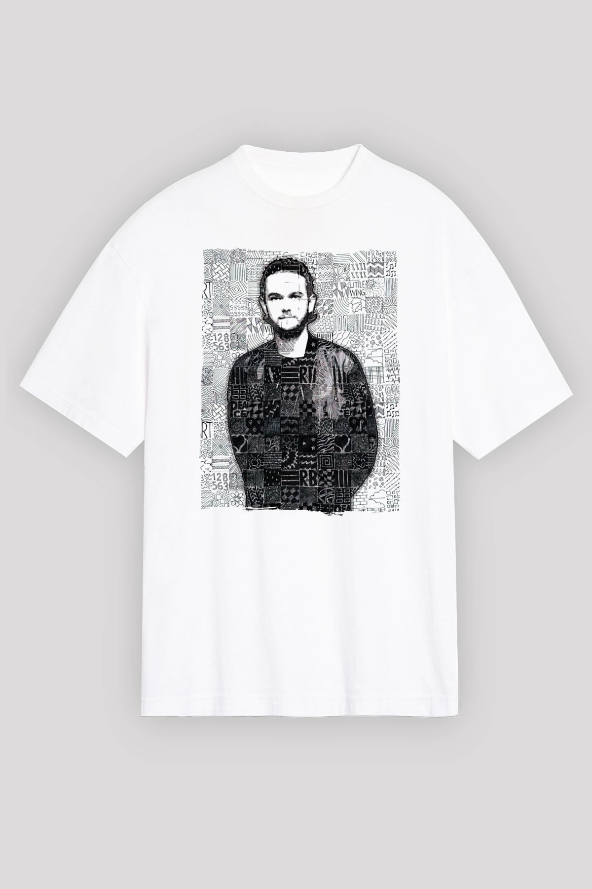 Zedd Beyaz Unisex Tişört T-Shirt - TişörtFabrikası
