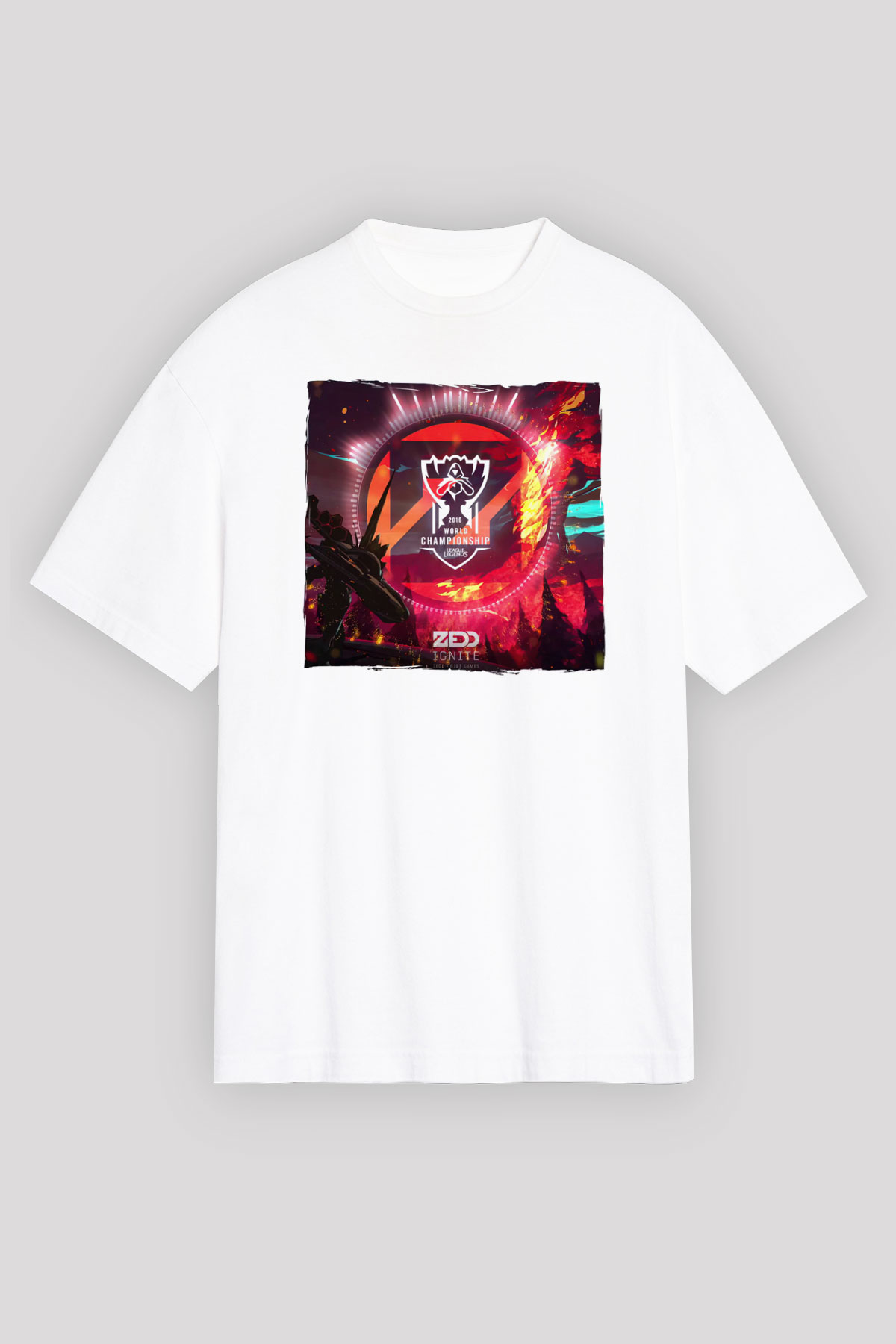 Zedd Beyaz Unisex Tişört T-Shirt - TişörtFabrikası