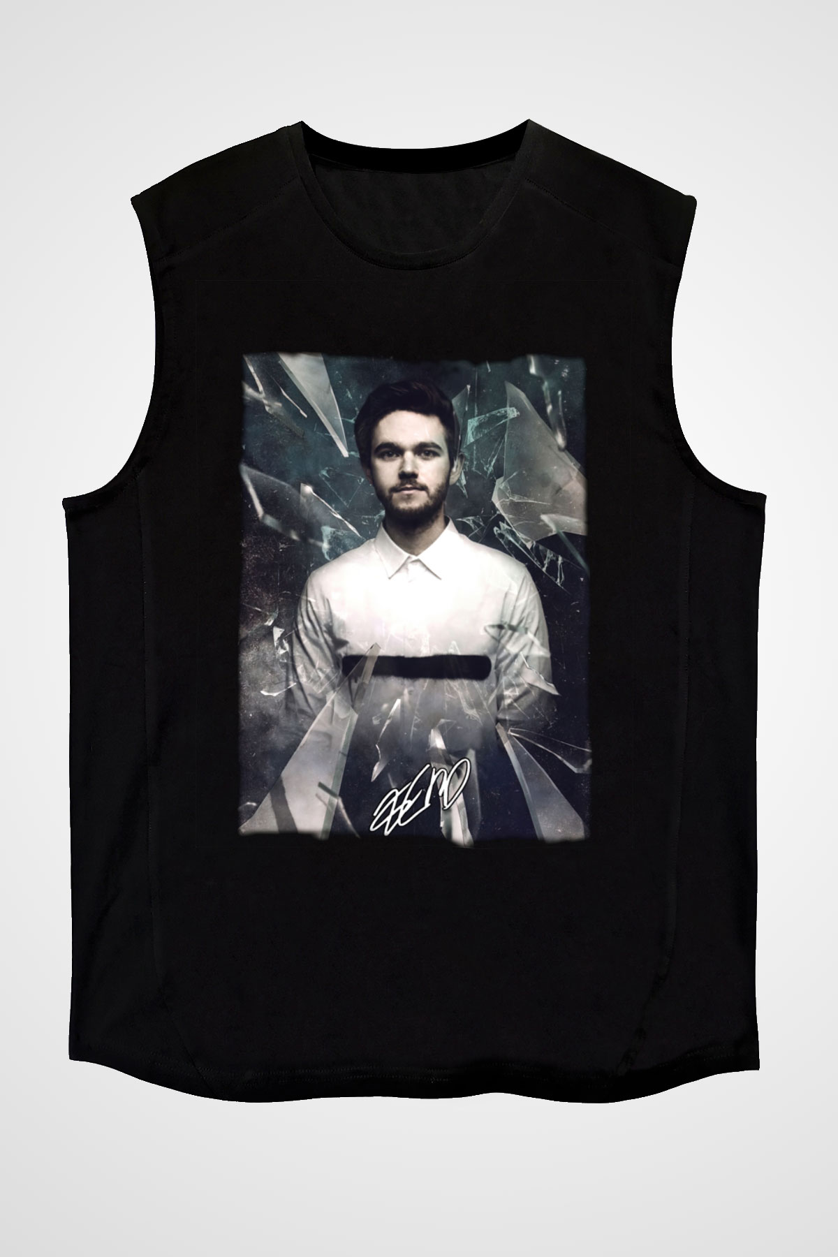 Zedd Siyah Unisex Kolsuz Tişört