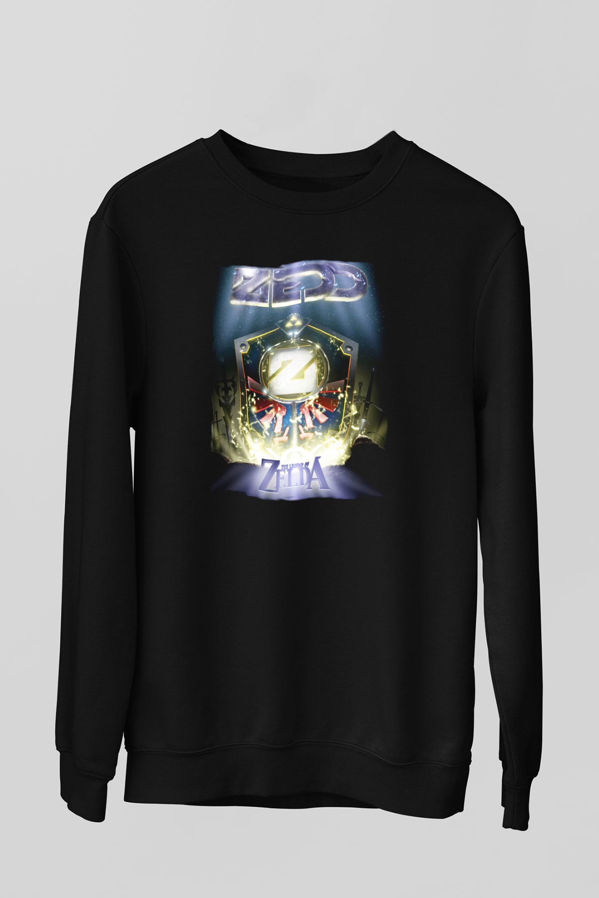 Zedd Siyah Unisex Sweatshirt